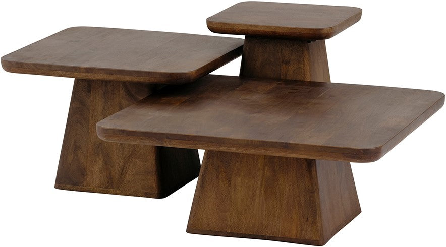 Salontafel 60, Mango Bruin Walnoot- NW
