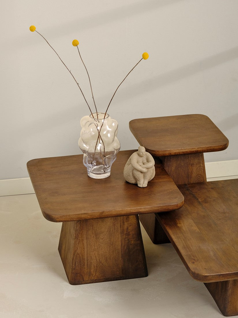 Salontafel 60, Mango Bruin Walnoot- NW