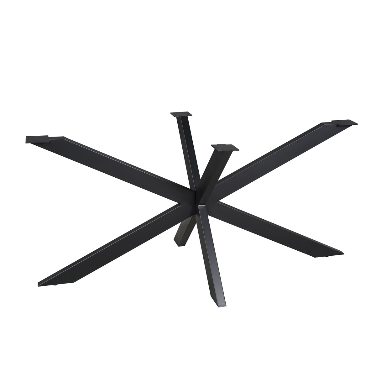 Matrixpoot Zwart Ovaal/Rechthoek 160 cm Koker 4x8 cm - STF
