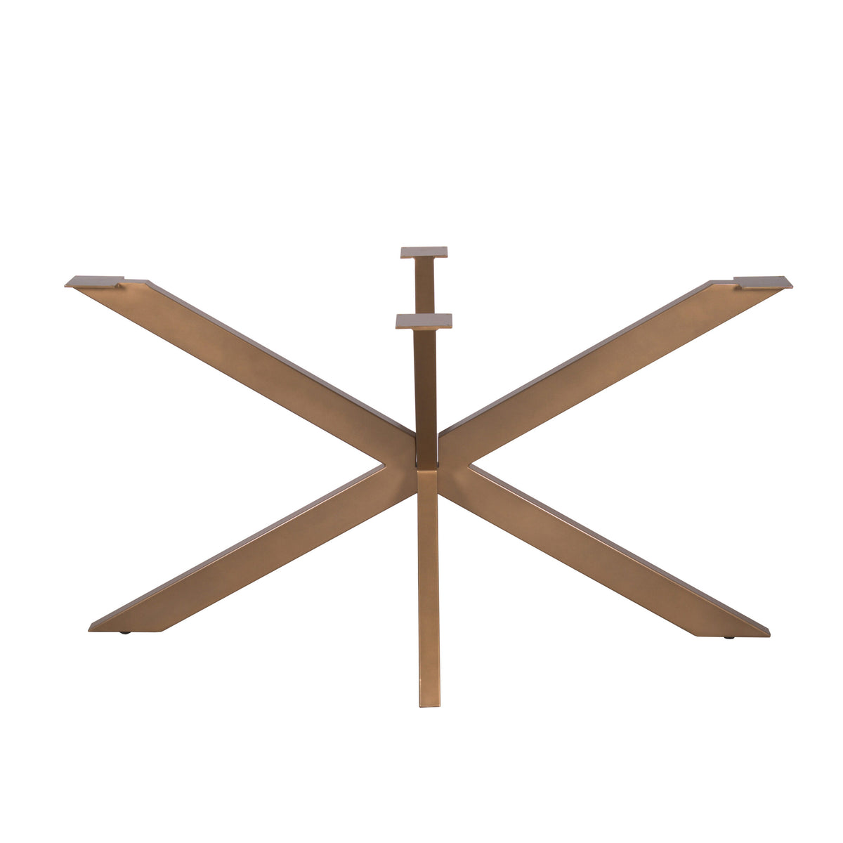 Matrixpoot brons ovaal/rechthoekig 140 cm koker 4x8 cm - STF