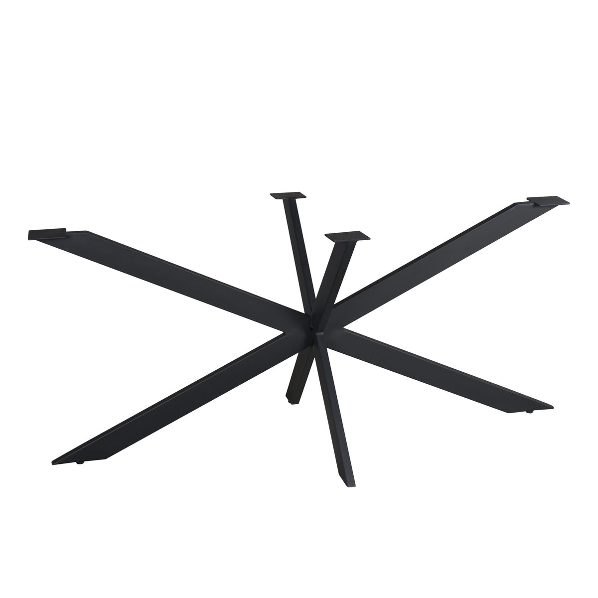 Matrixpoot Zwart Ovaal/Rechthoek 160 cm Koker 2,5x7,5 cm - STF