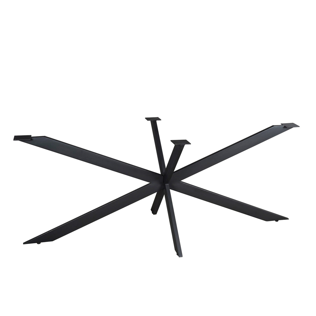 Matrixpoot Zwart Ovaal/Rechthoek 190 cm Koker 2,5x7,5 cm - STF