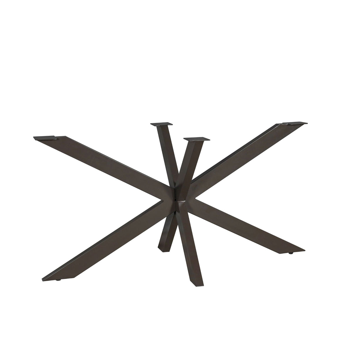 Matrixpoot Geanodiseerd Bruin Ovaal/Rechthoek 160 cm Koker 4x8 cm - STF