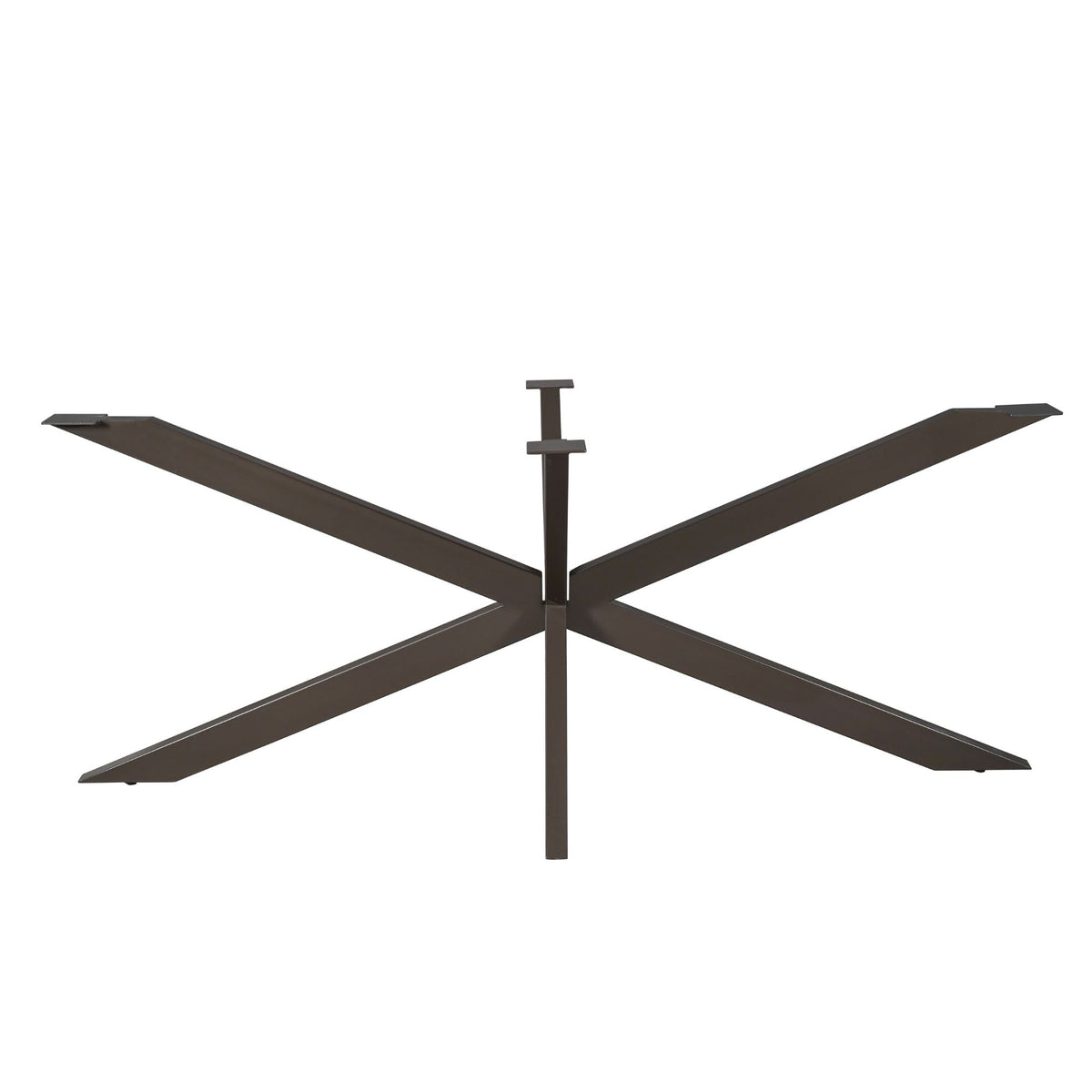 Matrixpoot Anodisch Bruin Ovaal/Rechthoek 190 cm Koker 4x8 cm - STF