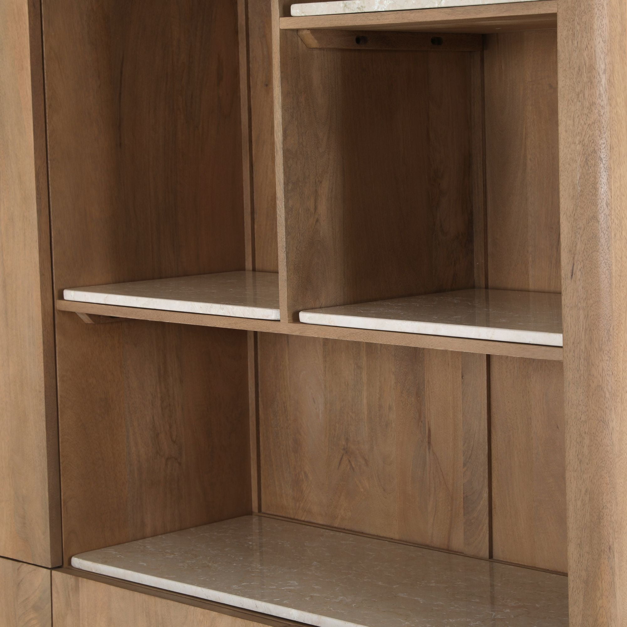Inlegplank Vakkenkast XL Dallas Beige Marmer Set van 4 - STF