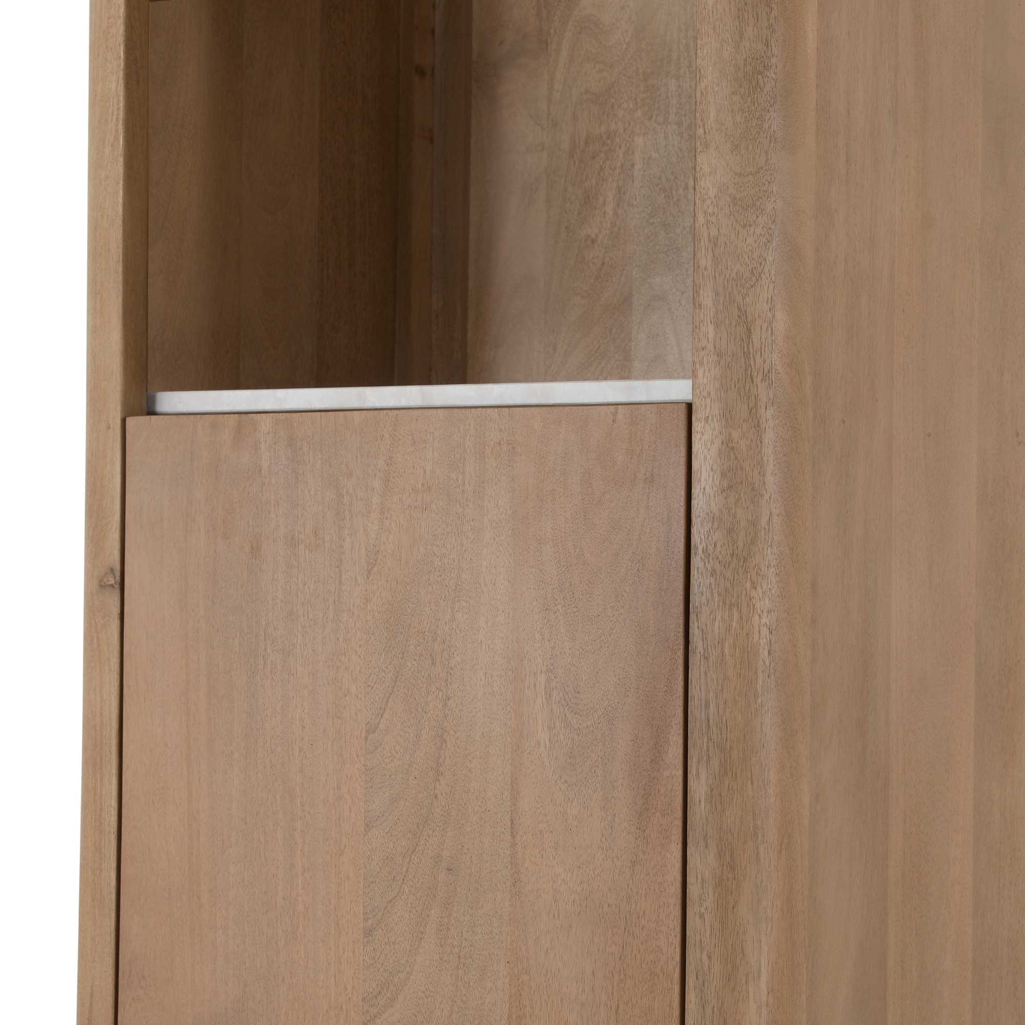 Inlegplank Boekenkast Dallas Beige Marmer Set van 2 - STF