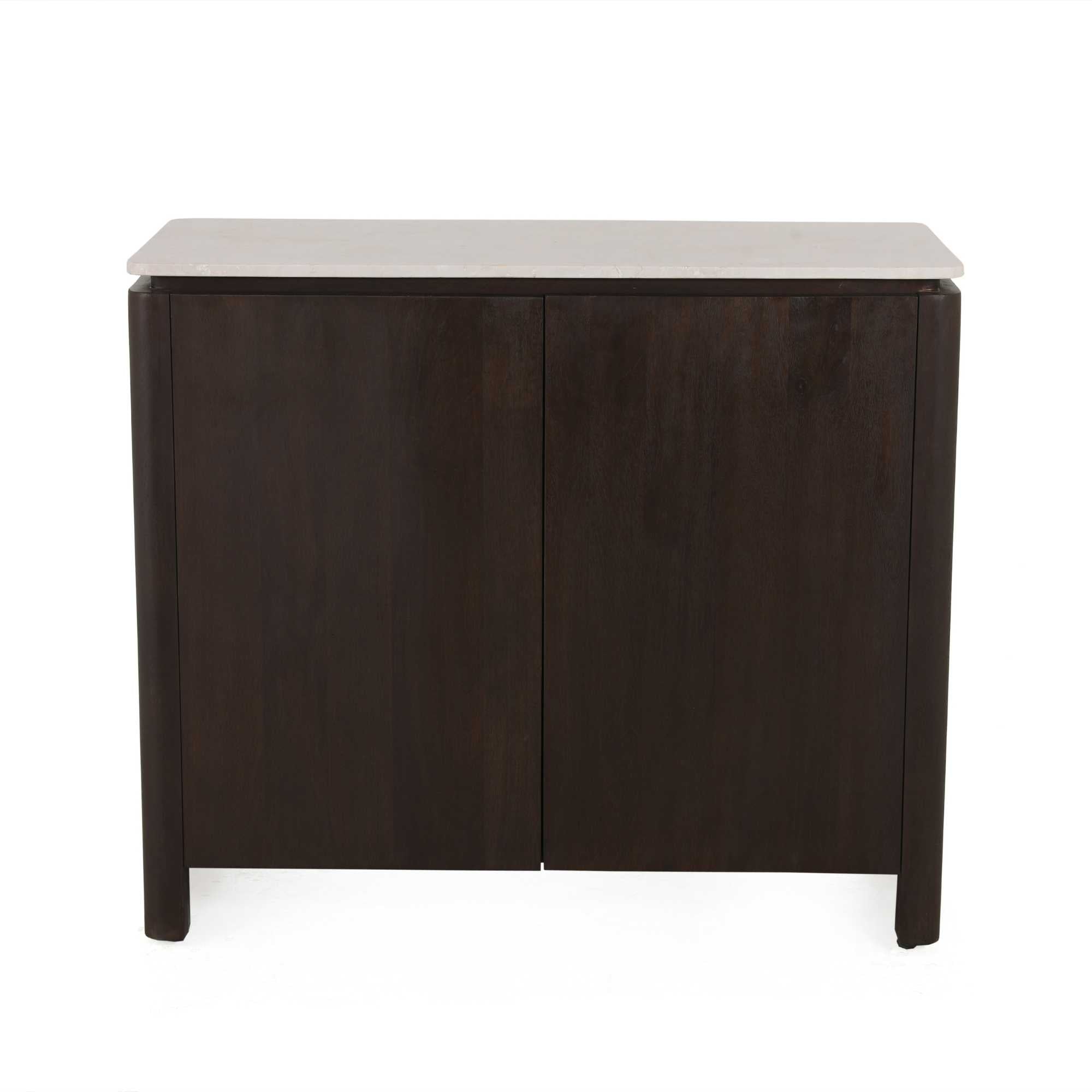 Bovenblad voor dressoir Dallas, beige marmer, 100 cm - STF