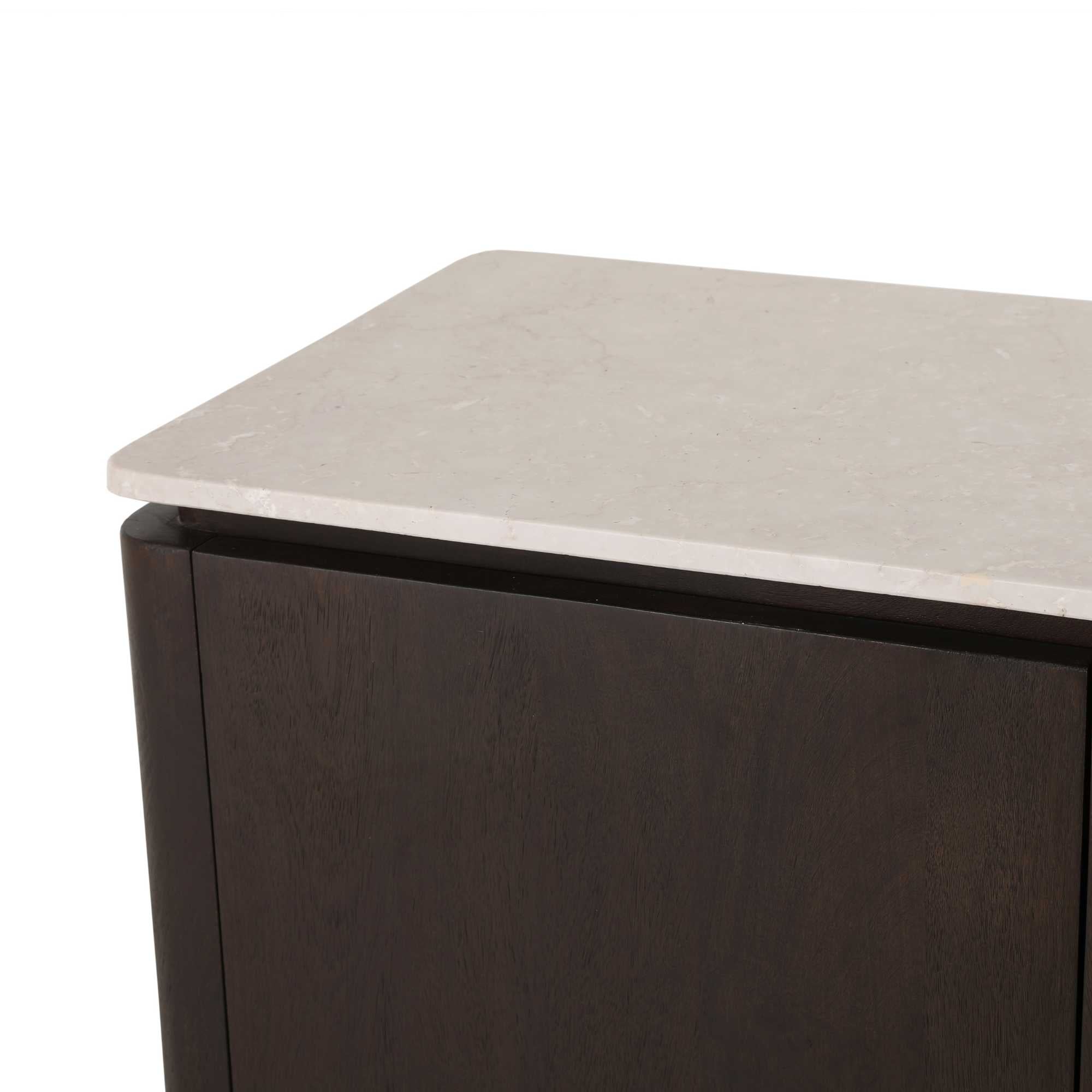 Bovenblad voor dressoir Dallas, beige marmer, 100 cm - STF