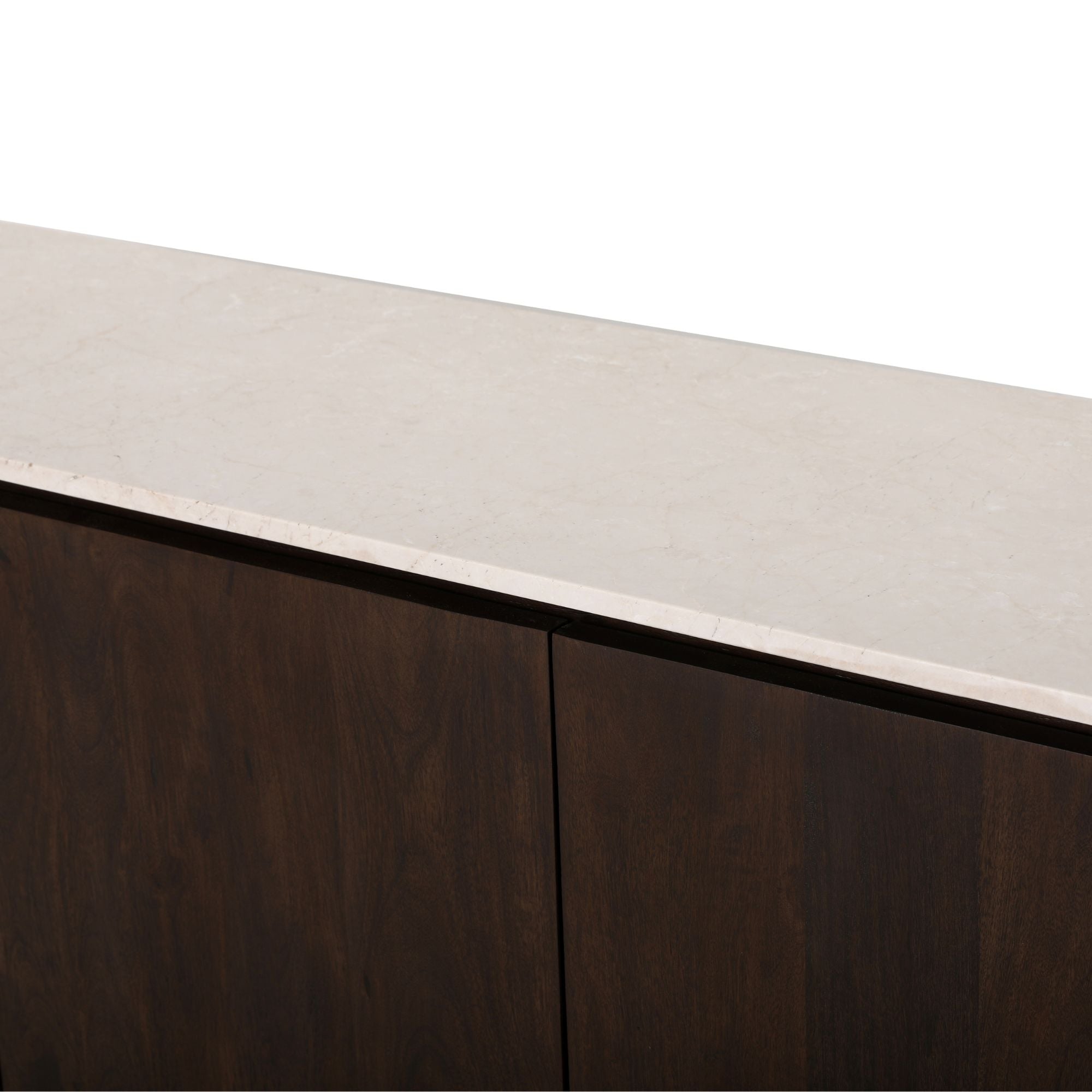Bovenblad dressoir Dallas beige marmer 210 cm - STF
