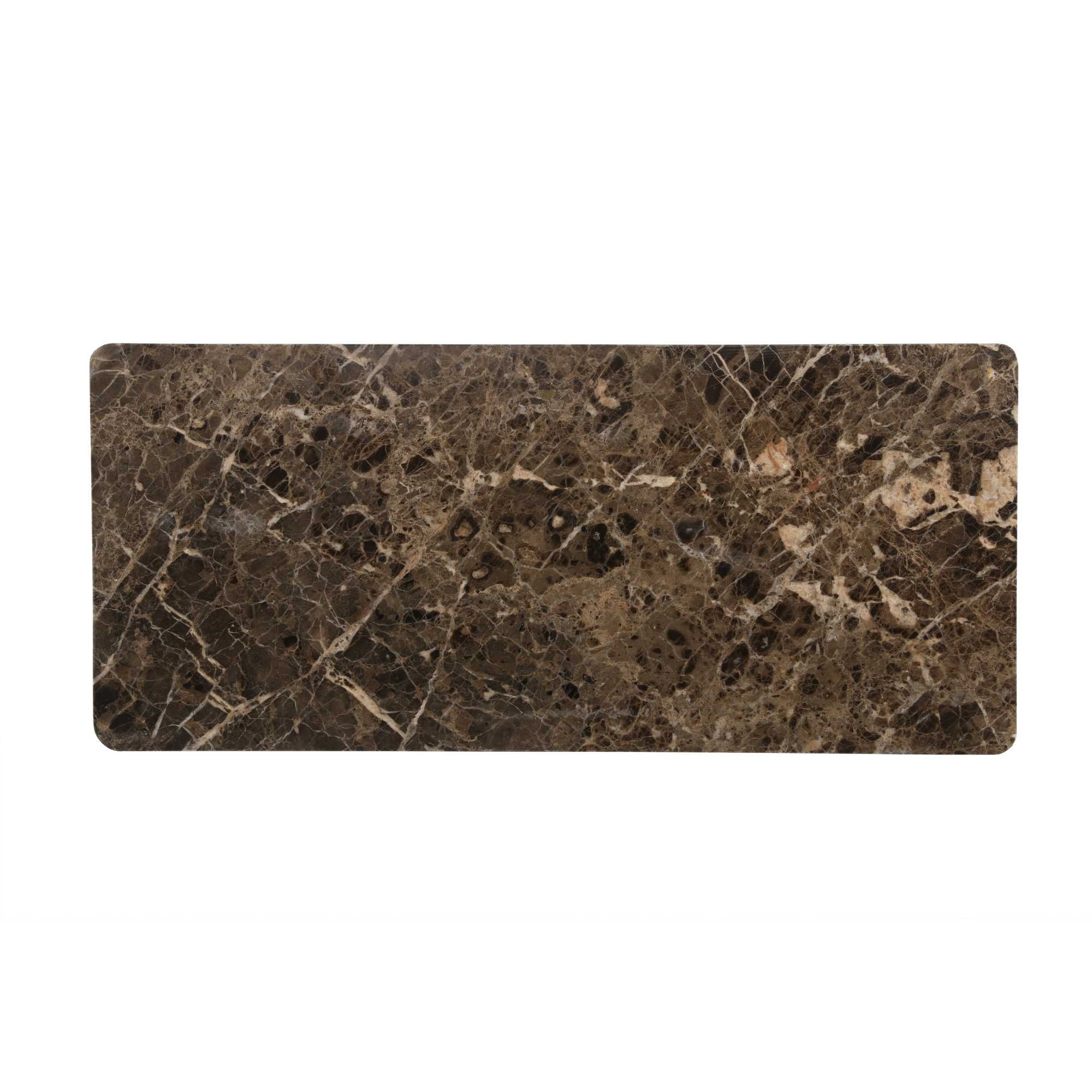 Bovenblad tv-meubel Dallas bruin marmer 165 cm - STF