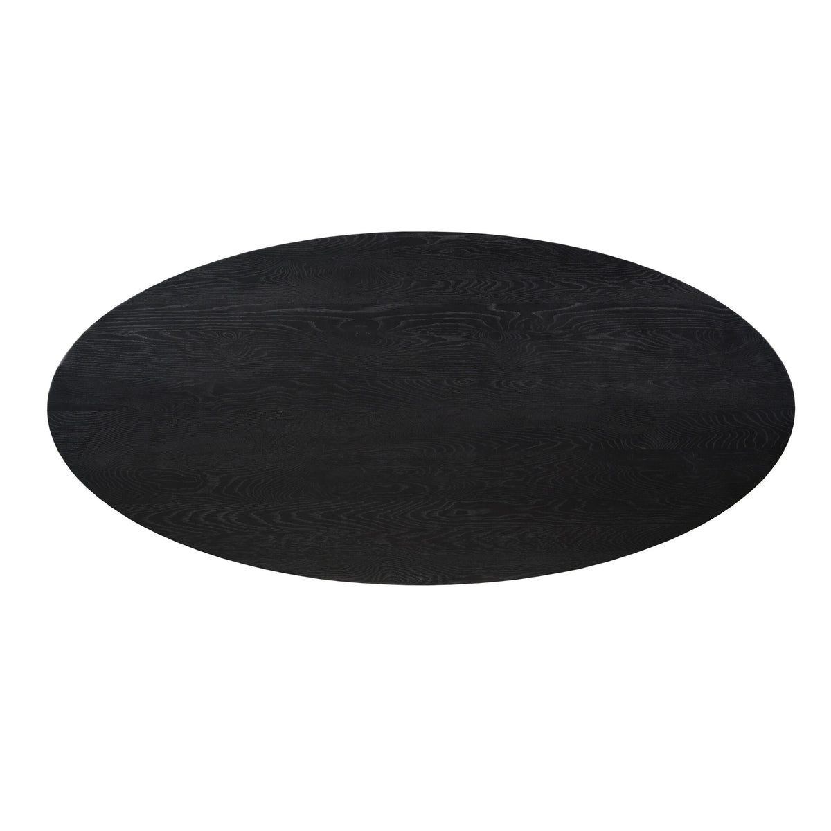 Tafelblad eik Ferris ovaal 180 cm zwart - STF