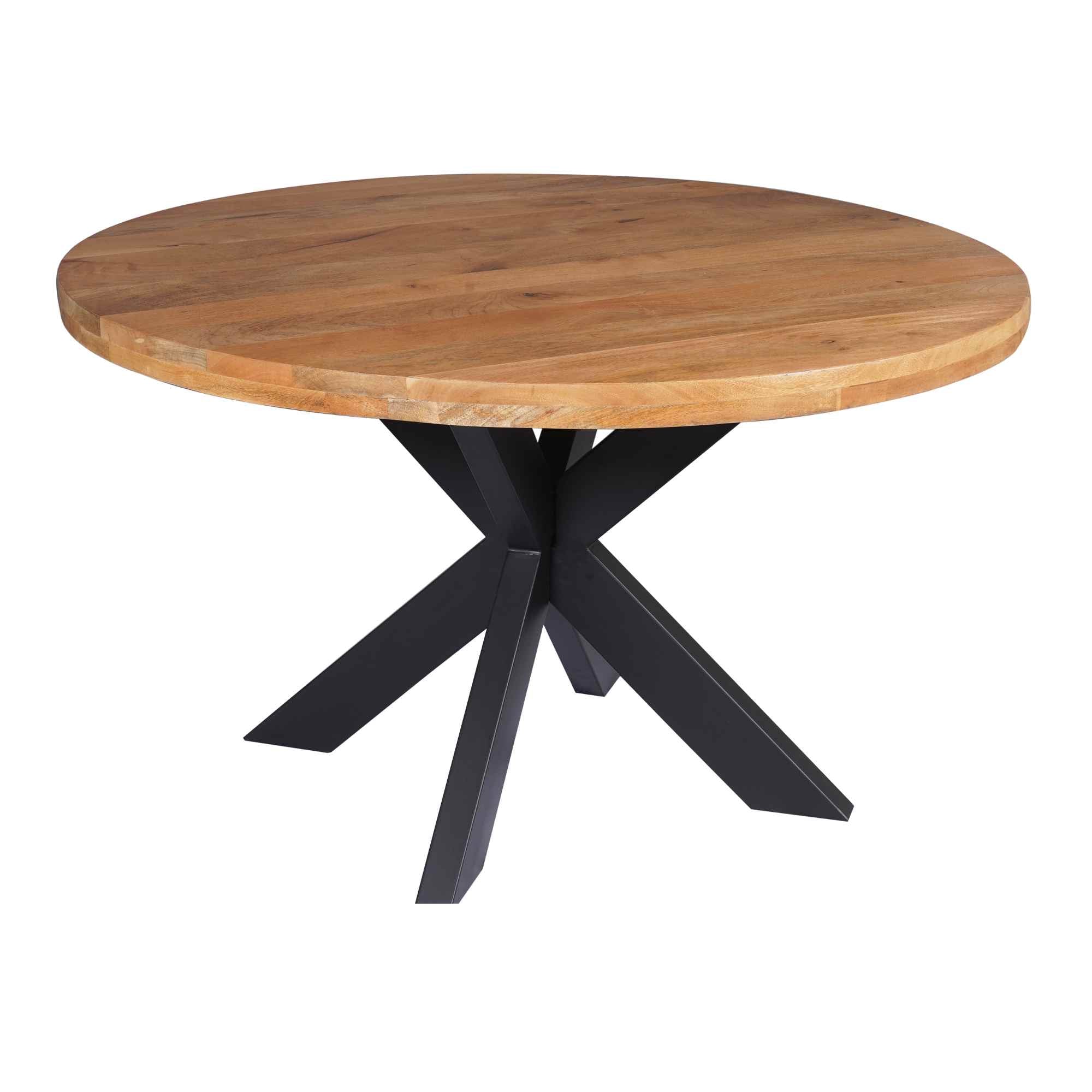 Eettafel Denver | Rond | Mangohout | 130 cm - STF