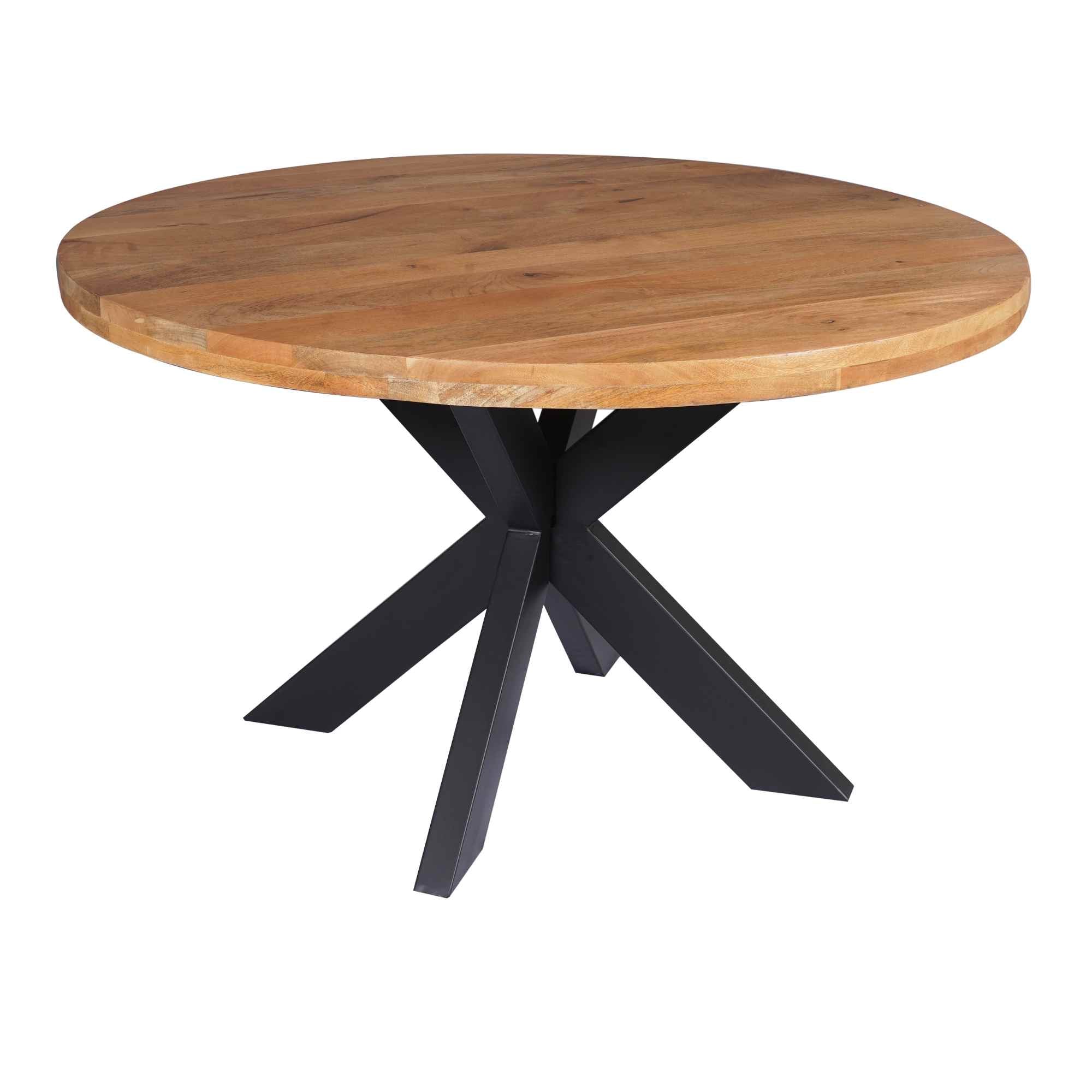 Eettafel Denver | Rond | Mangohout | 140 cm - STF