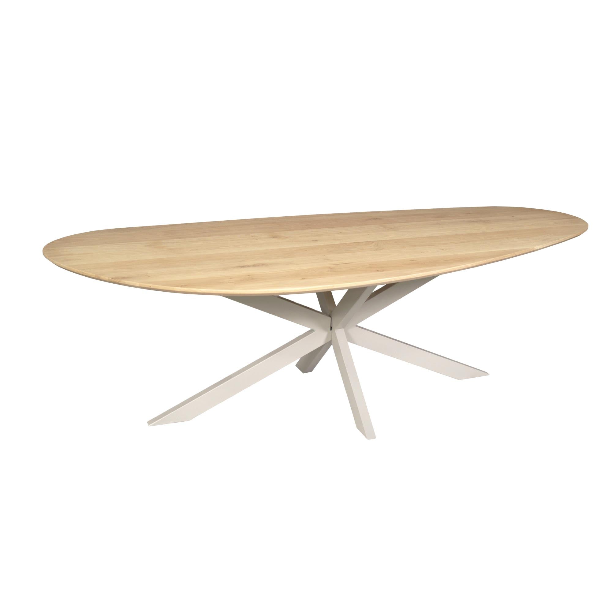 Eettafel Cloud | 210 cm | Eiken Naturel | Poot Zand - STF