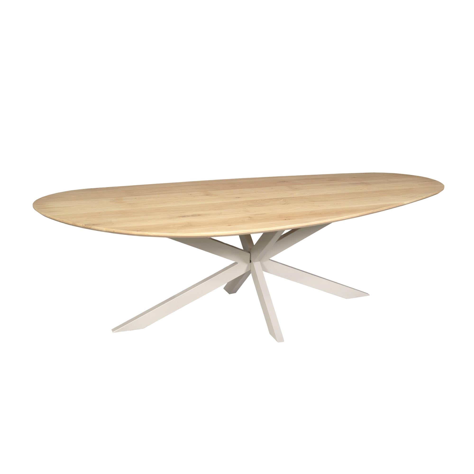 Eettafel Cloud | 240 cm | Eiken Naturel | Poot Zand - STF