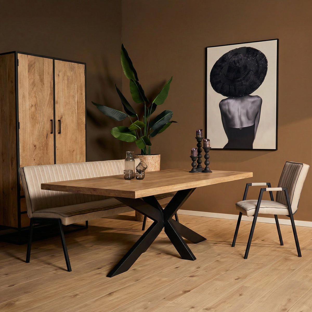Eettafel Dakota | 200 cm | Rechthoek - STF