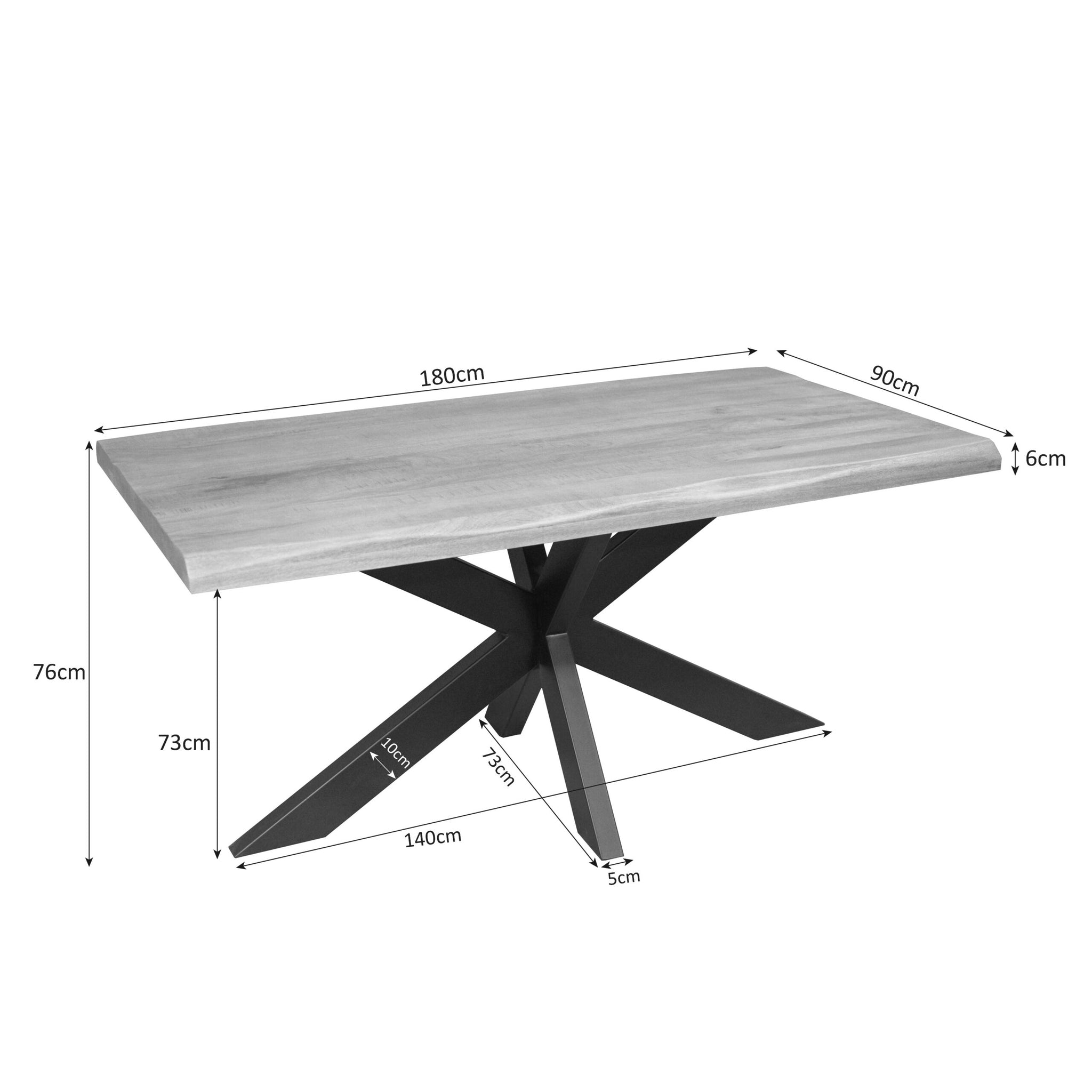 Boomstamtafel Dakota | 180 cm - STF