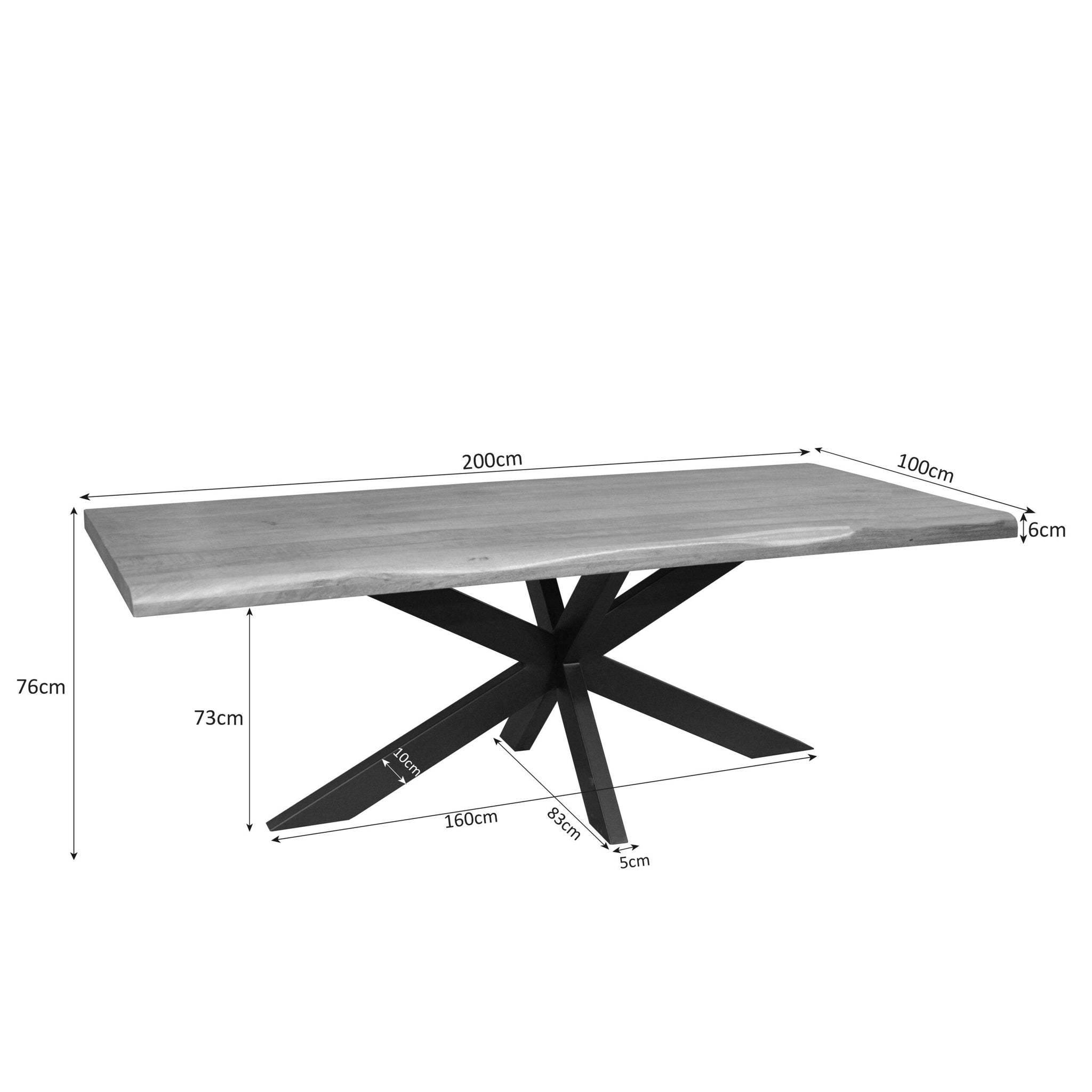 Boomstamtafel Dakota | 200 cm - STF
