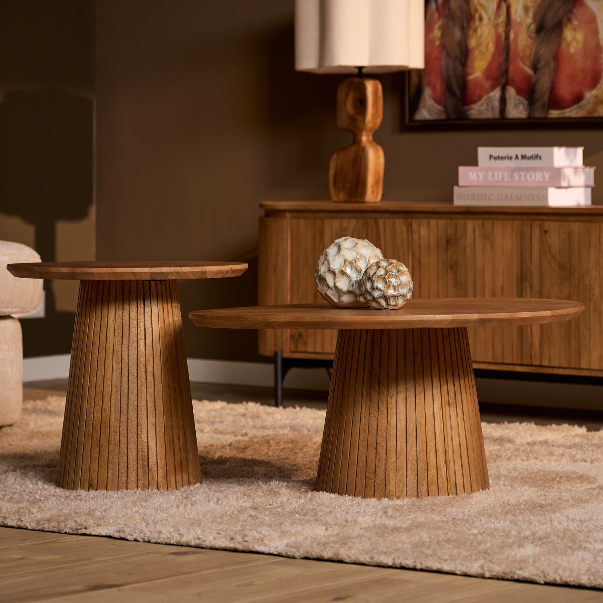 Salontafel | Solana | 50 cm | Naturel - STF