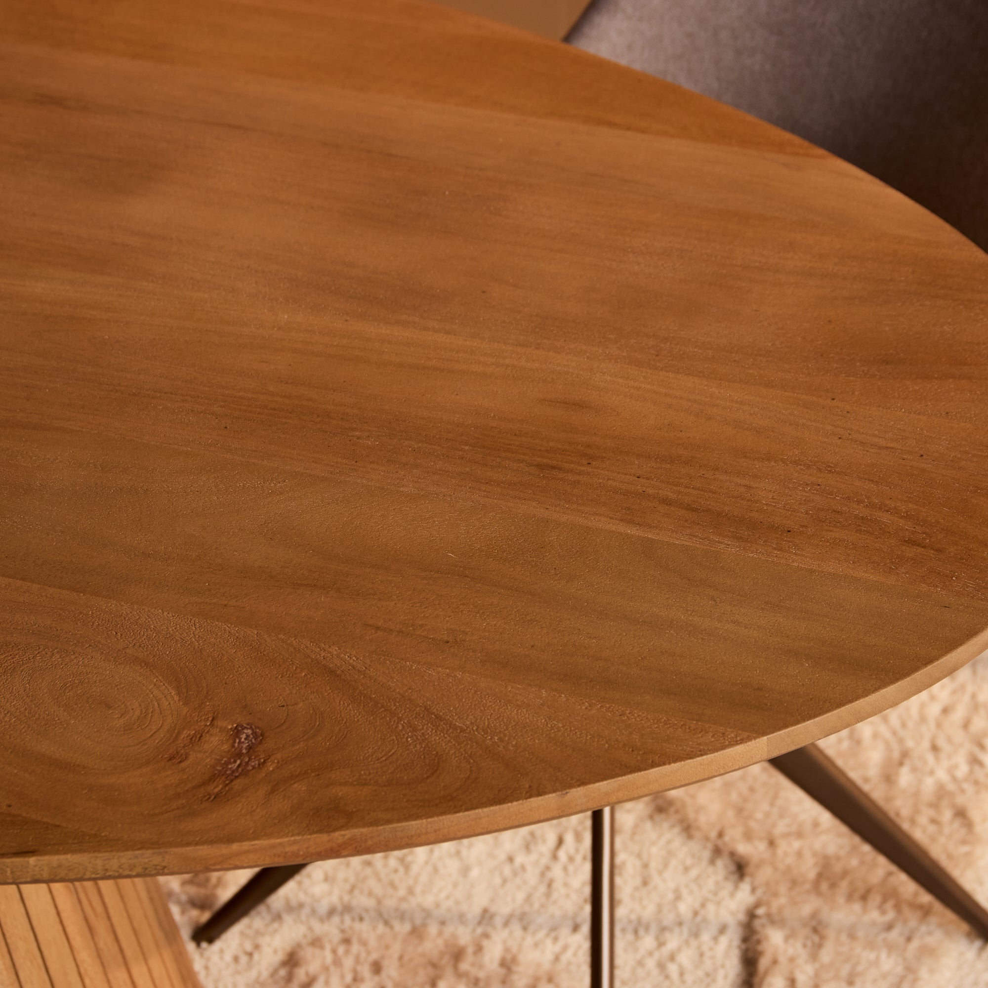 Eettafel Solana | 240 cm | Naturel | Ovaal - STF