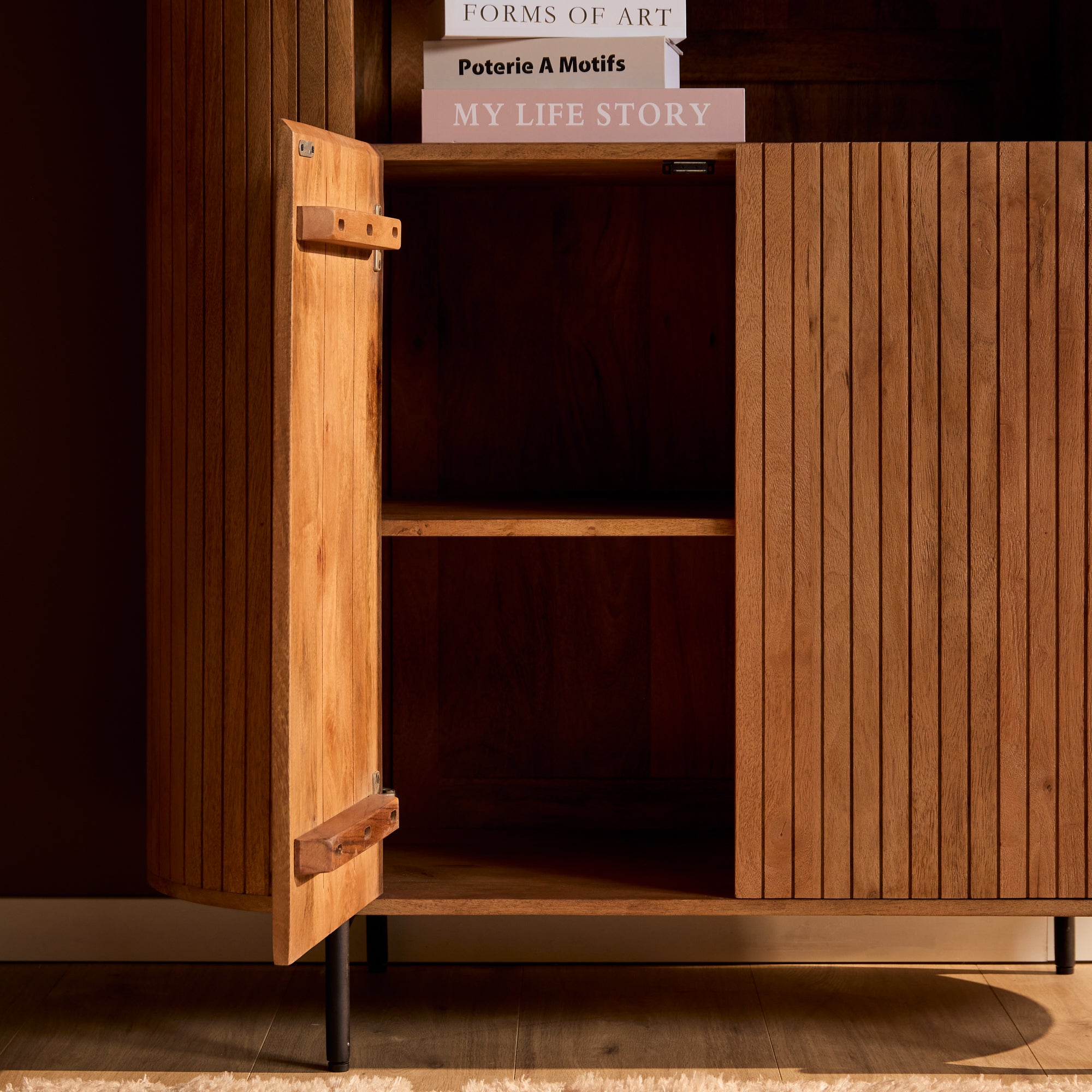 Wandkast Solana | 115 cm | Naturel - STF
