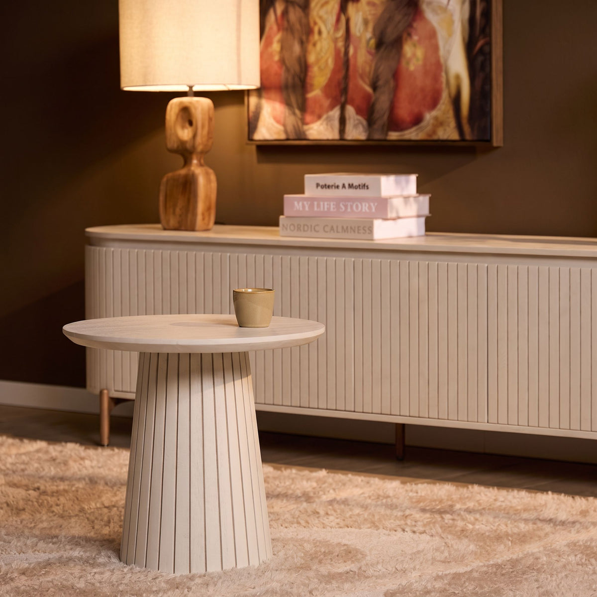 Salontafel Solana Zand Mangohout 50 cm - STF
