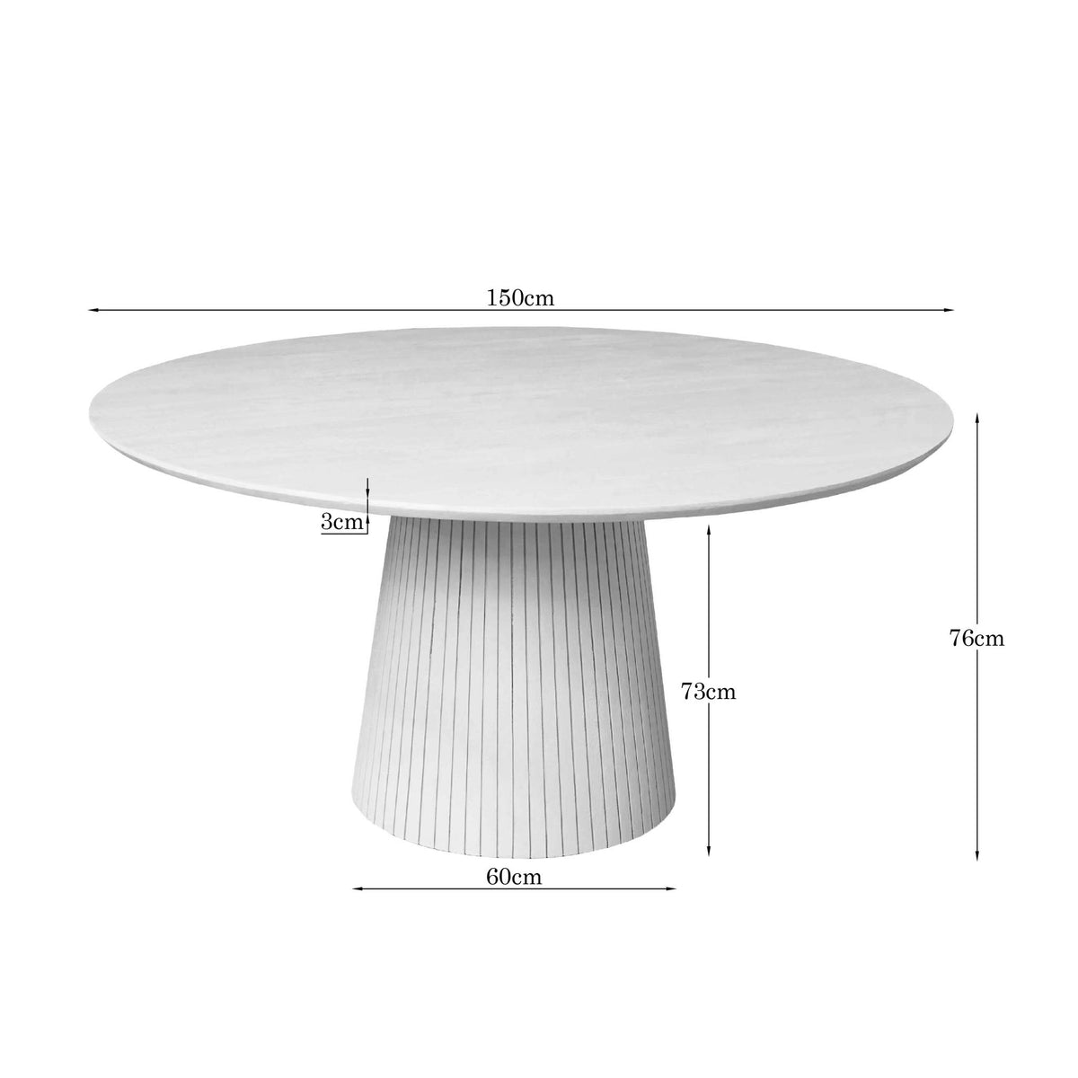 Salontafel Solana Zand Mangohout 50 cm - STF
