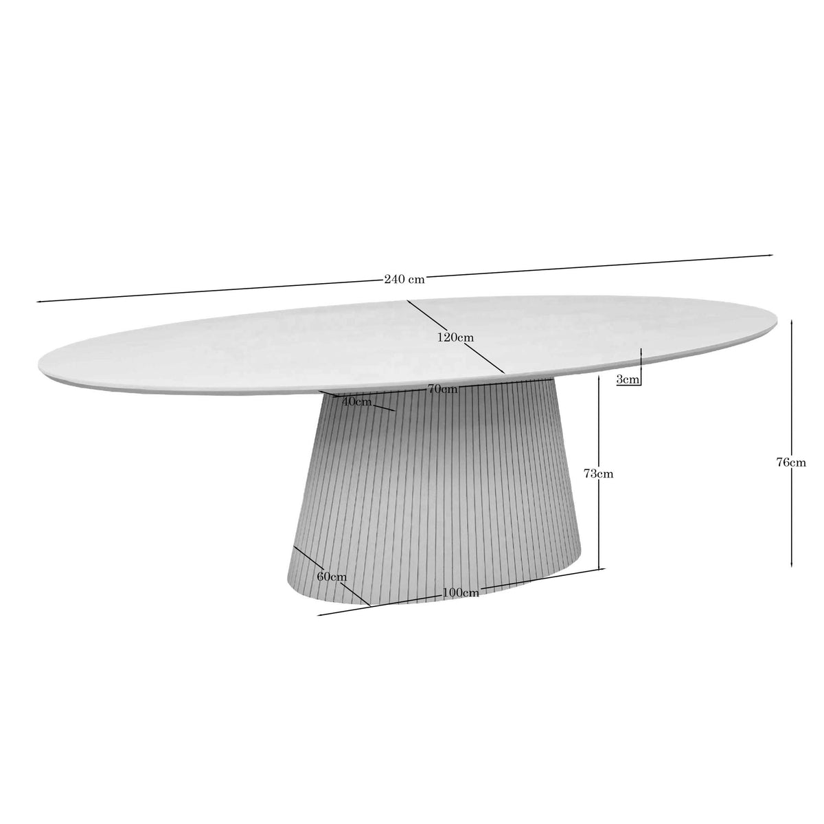 Salontafel Solana Zand Mangohout 50 cm - STF