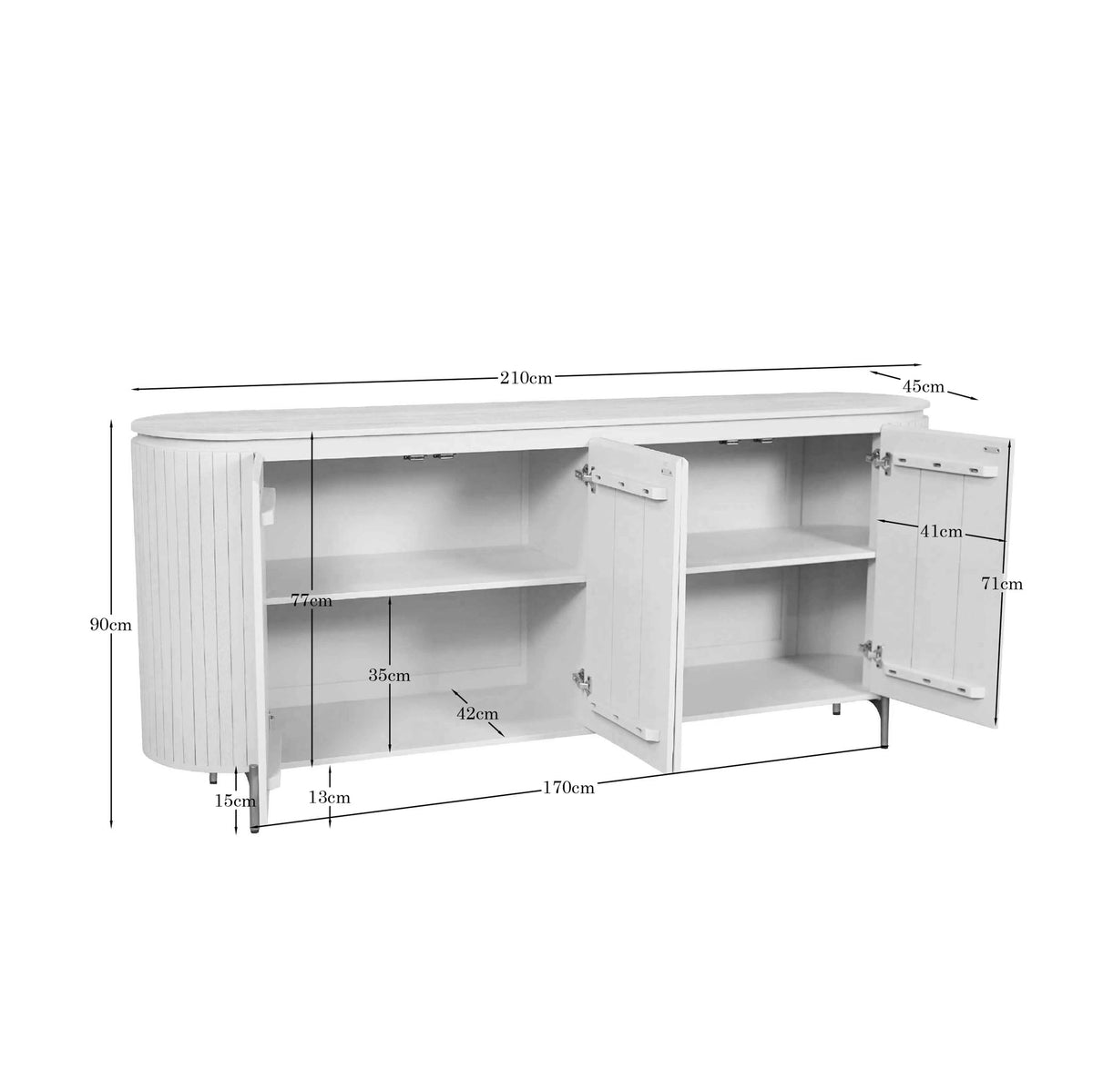 Salontafel Solana Zand Mangohout 50 cm - STF