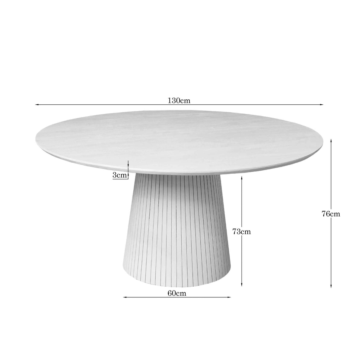 Salontafel Solana Zand Mangohout 50 cm - STF