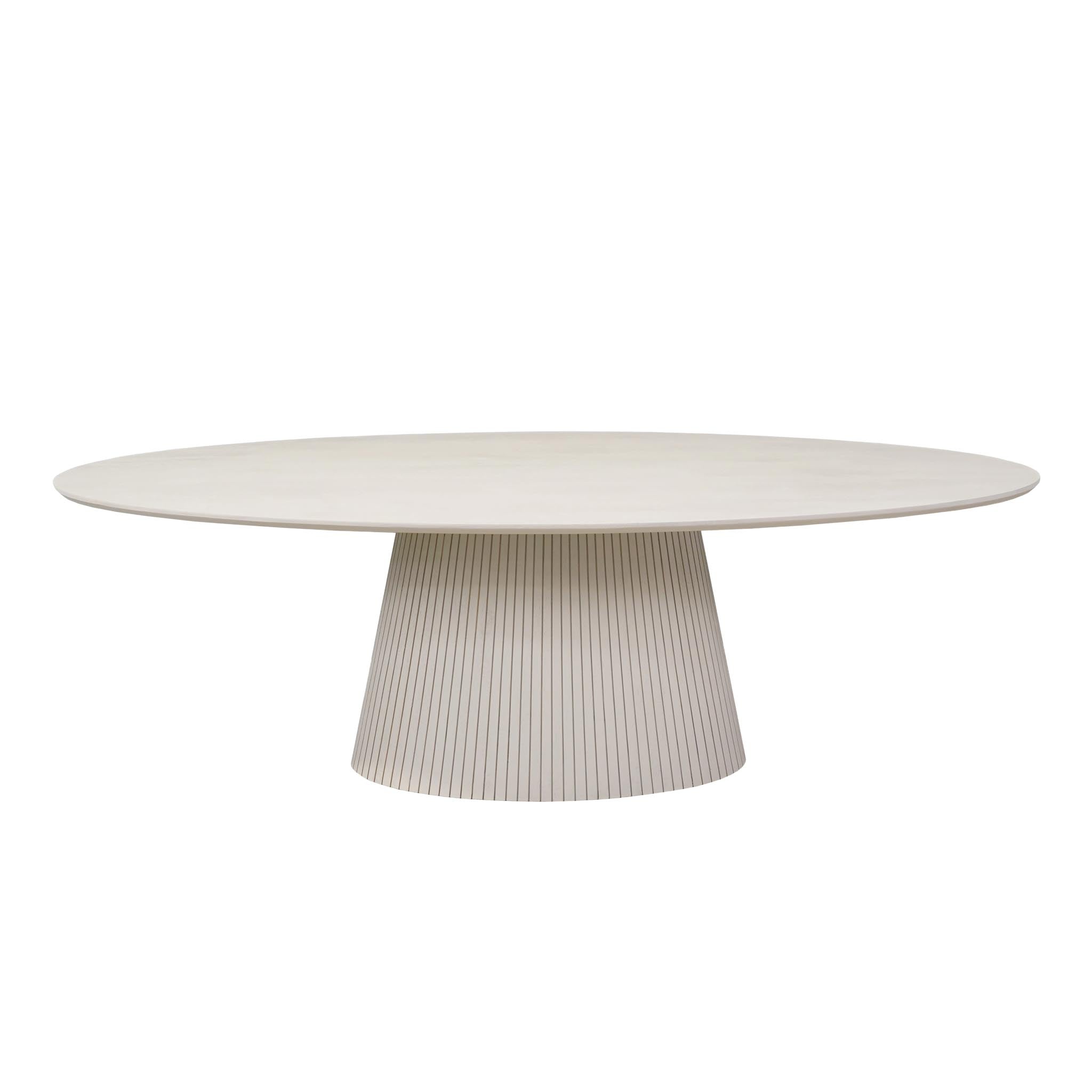 Ovale eettafel Solana Zand Mangohout 240 cm - STF