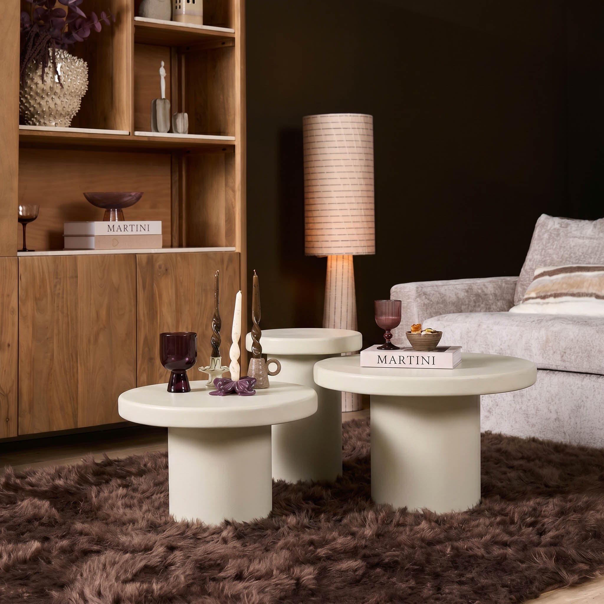 Table basse Maya | 70 cm | Sable - STF