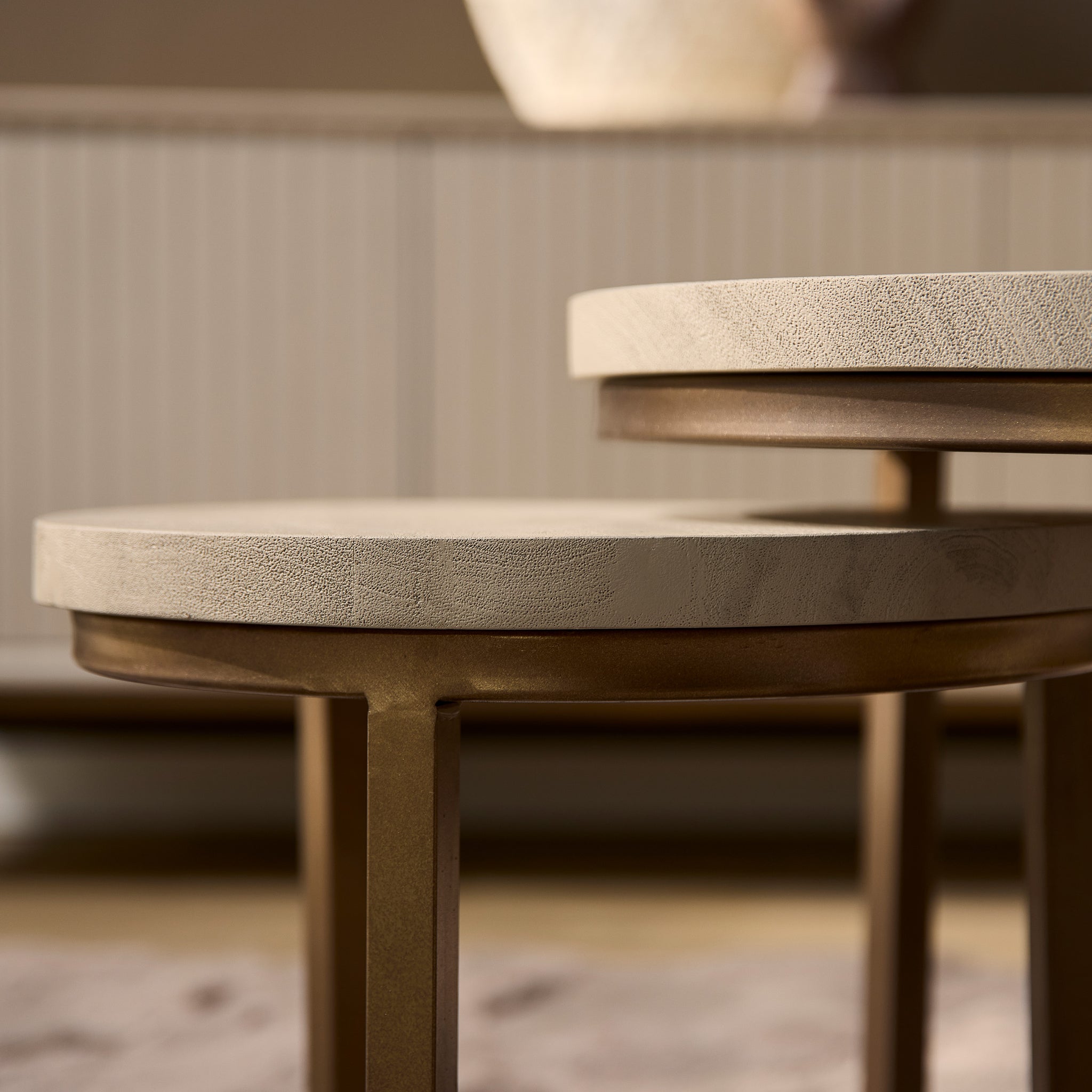 Salontafel Madison Zand | 70 cm | set van 3 - STF