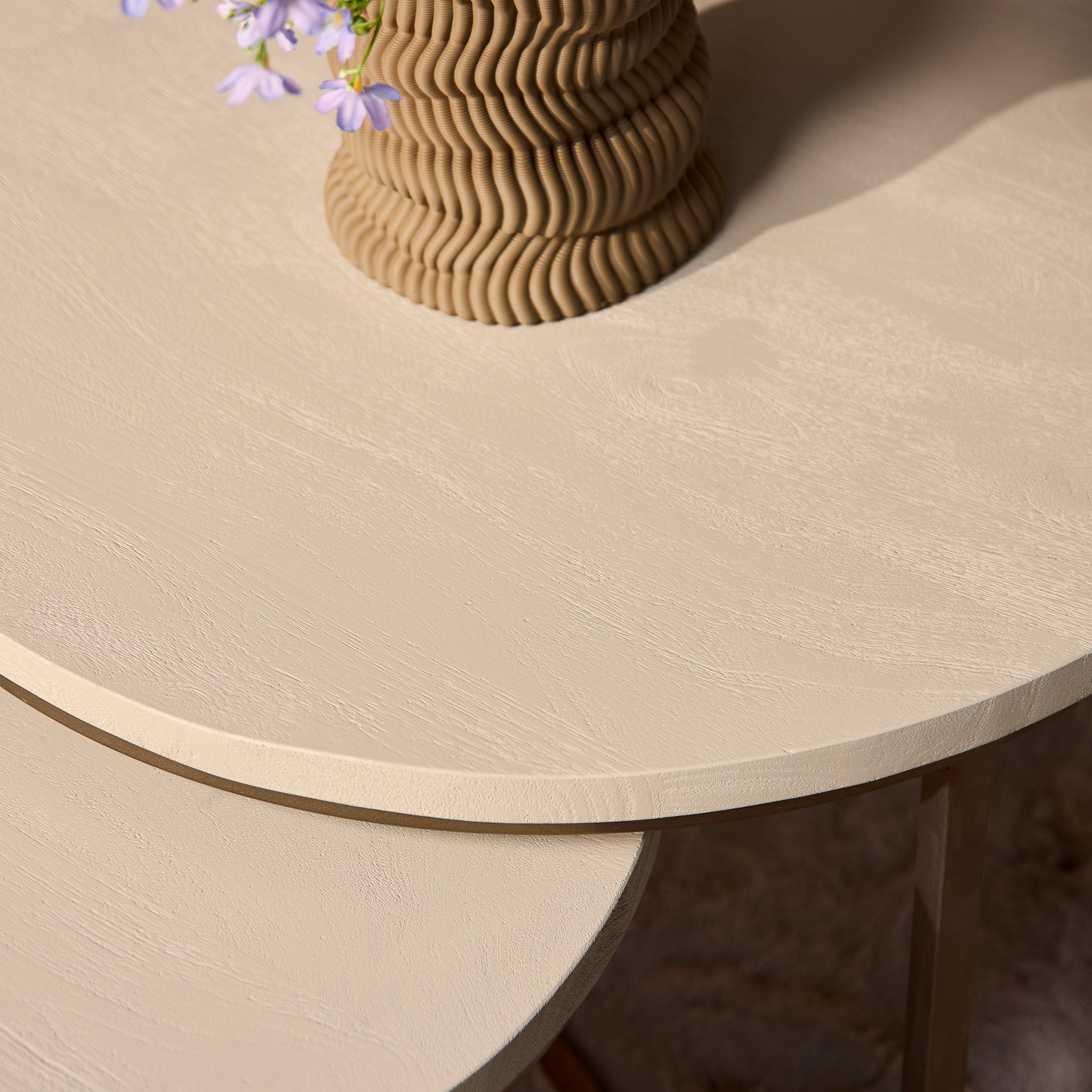 Salontafel Madison Zand | 70 cm | set van 3 - STF