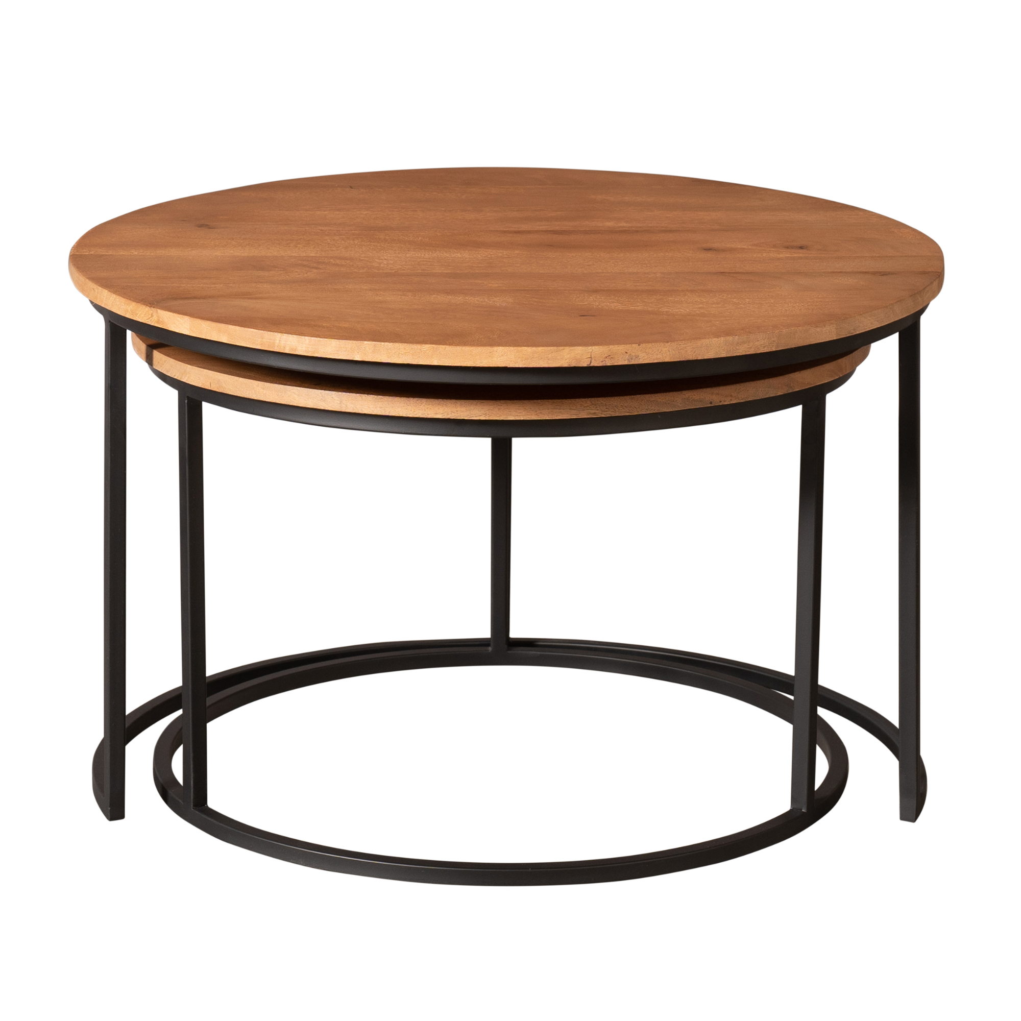 Salontafel Madison Naturel | 70 cm | Set van 2 - STF