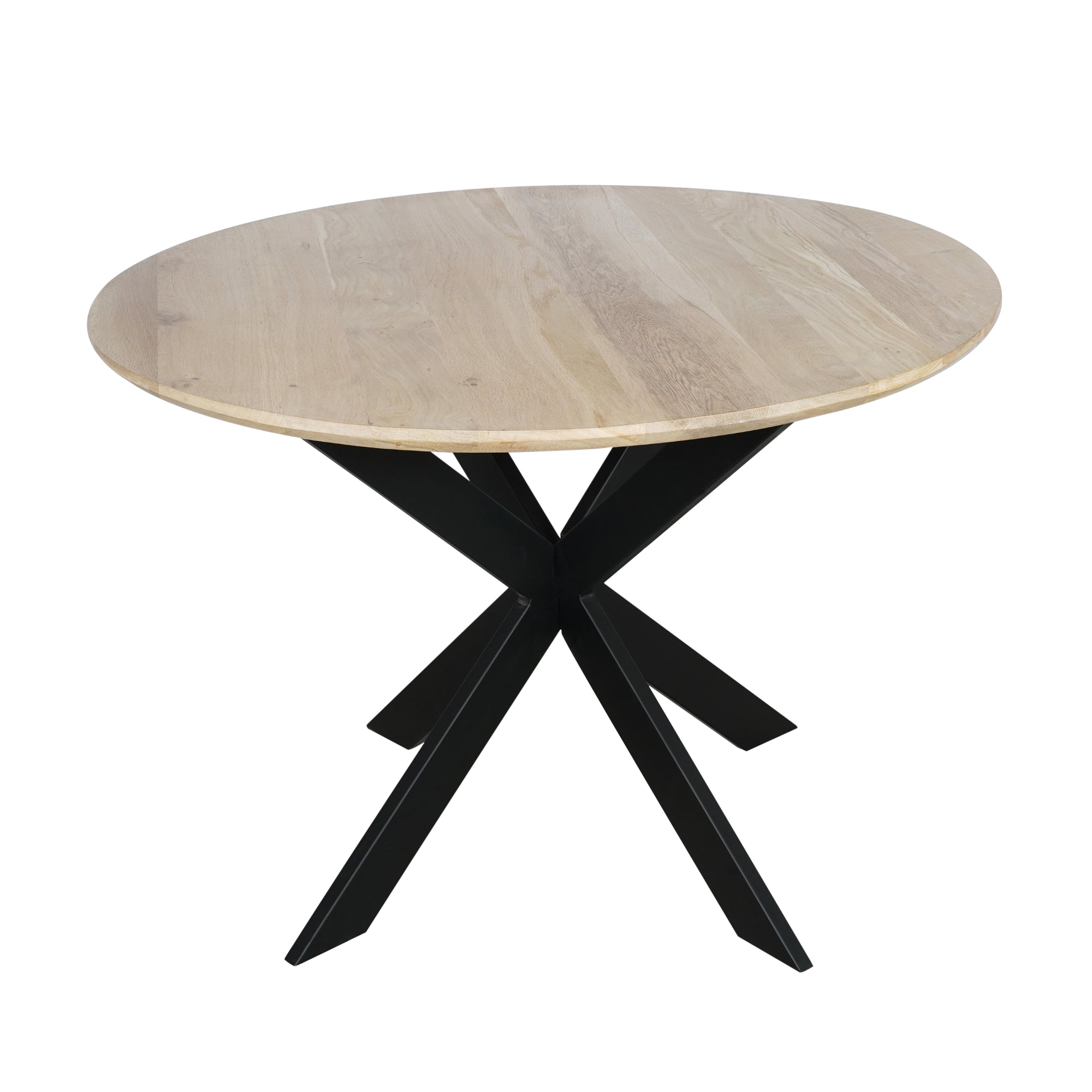 Table de salle à manger en chêne Ferris | Ronde 110 cm | Naturel - STF