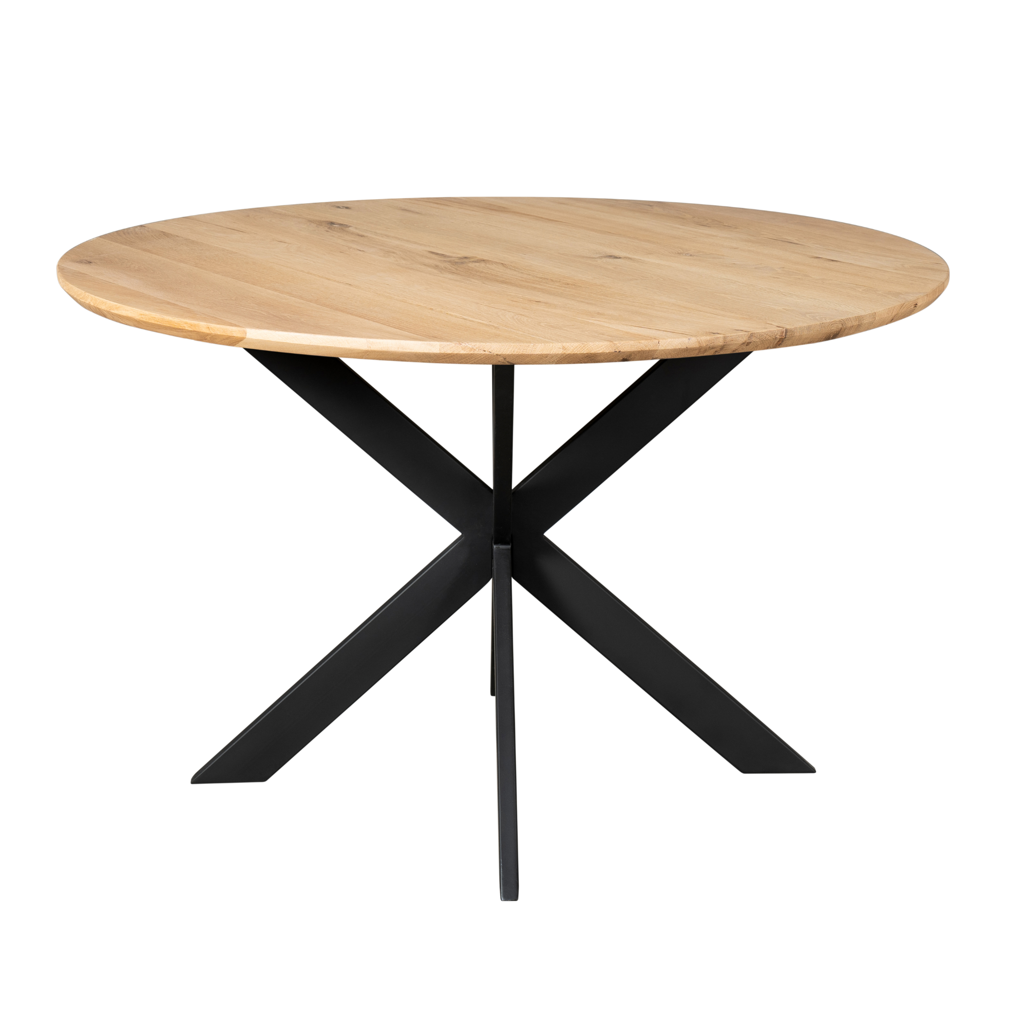 Eiken eettafel Ferris | Rond 150 cm | Naturel - STF