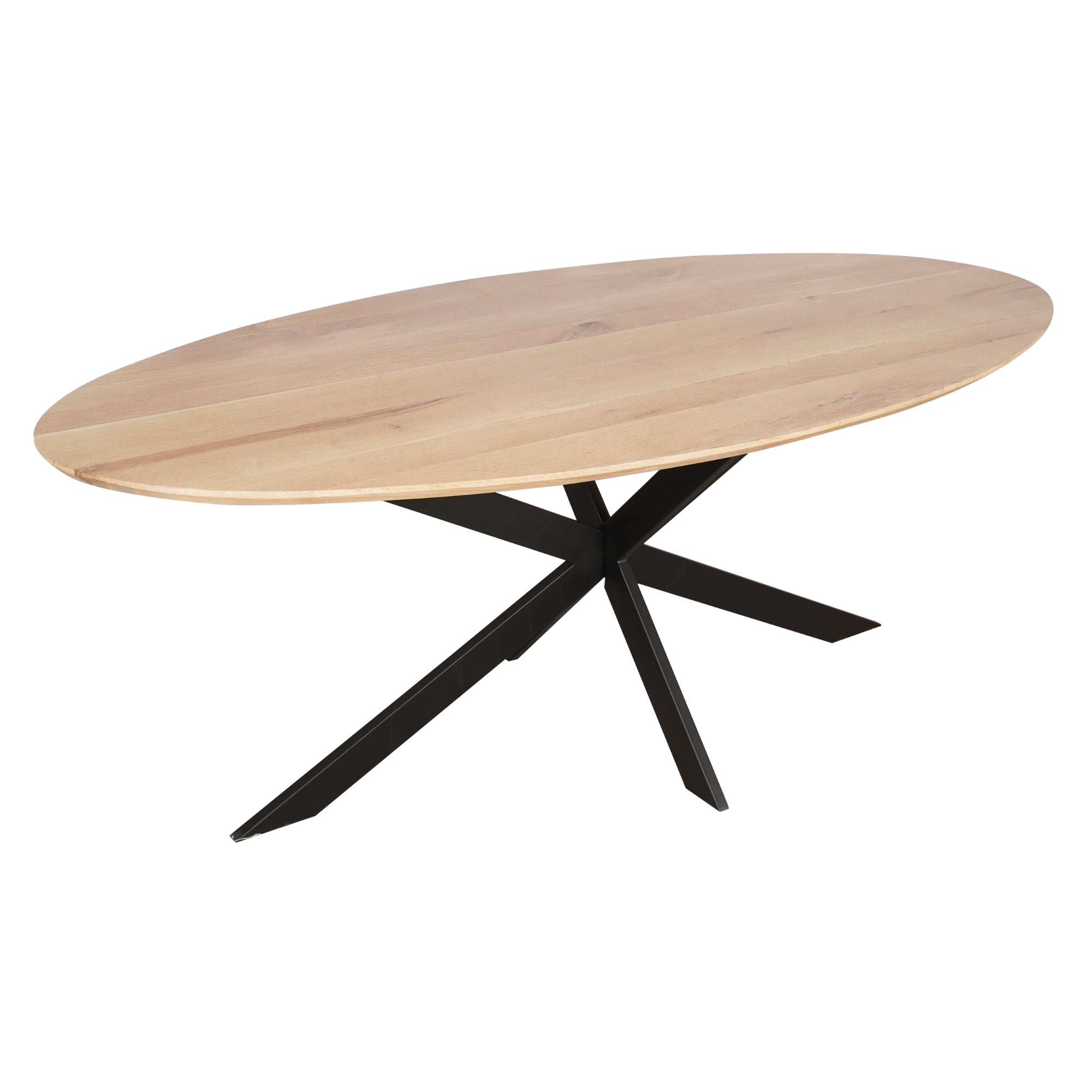 Table de salle à manger en chêne Ferris | Ovale 210 cm | Naturel - STF