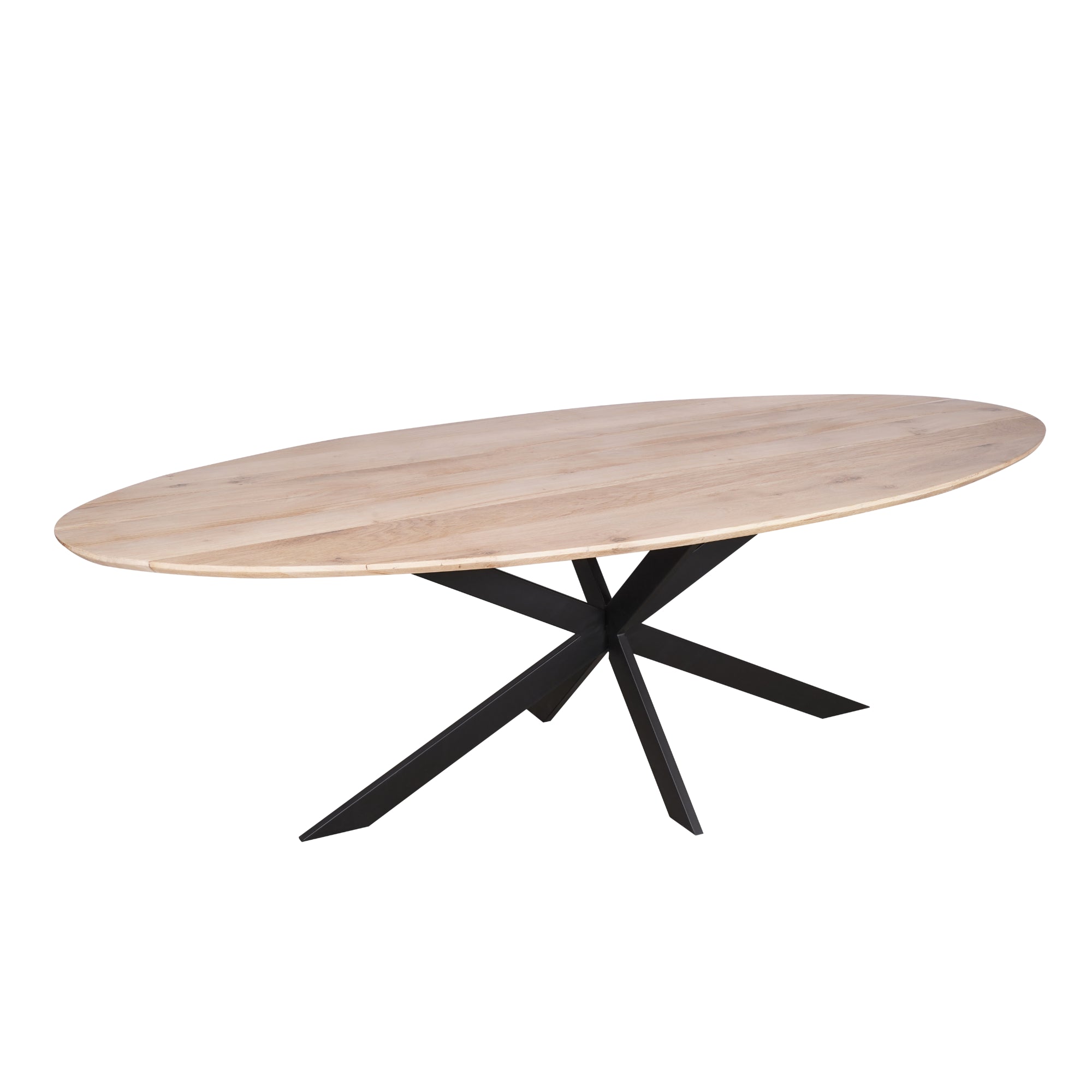 Table de salle à manger en chêne Ferris | Ovale 210 cm | Naturel - STF