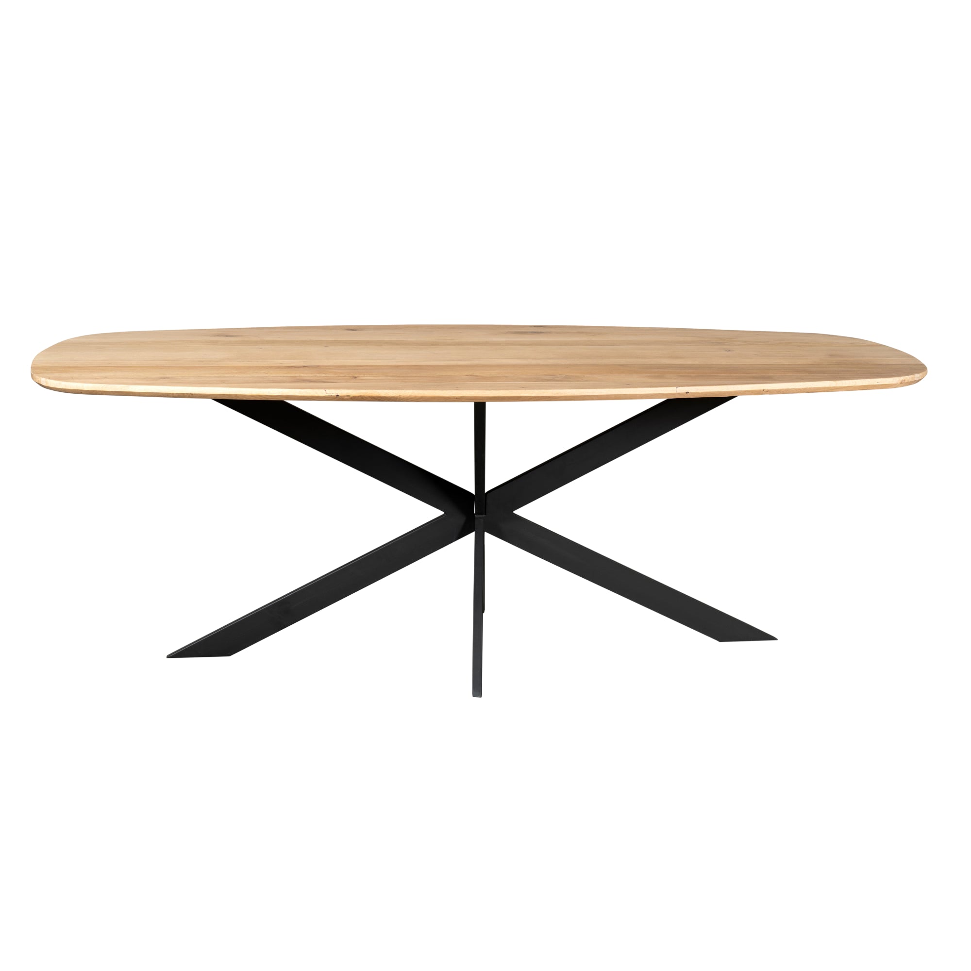 Eiken eettafel Ferris | Deens Ovaal 240 cm | Naturel - STF