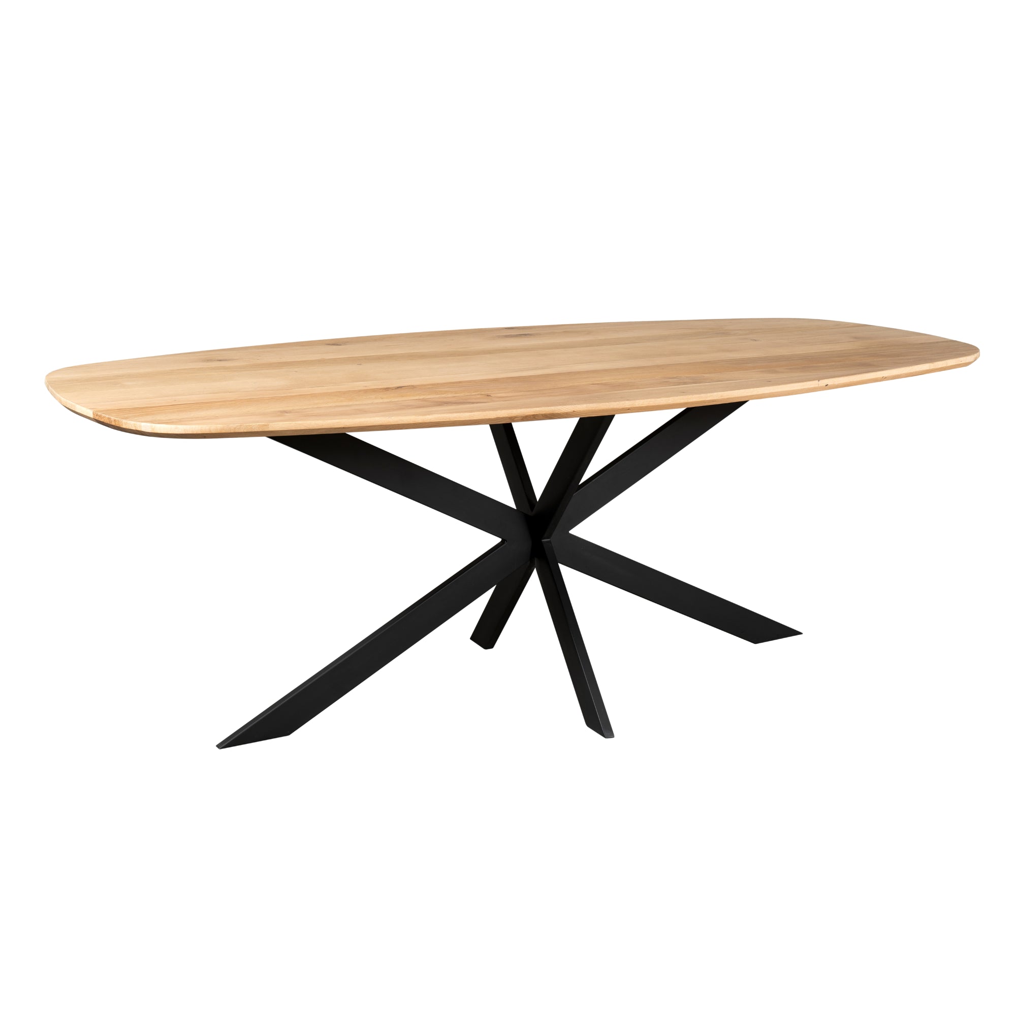 Eiken eettafel Ferris | Deens Ovaal 240 cm | Naturel - STF
