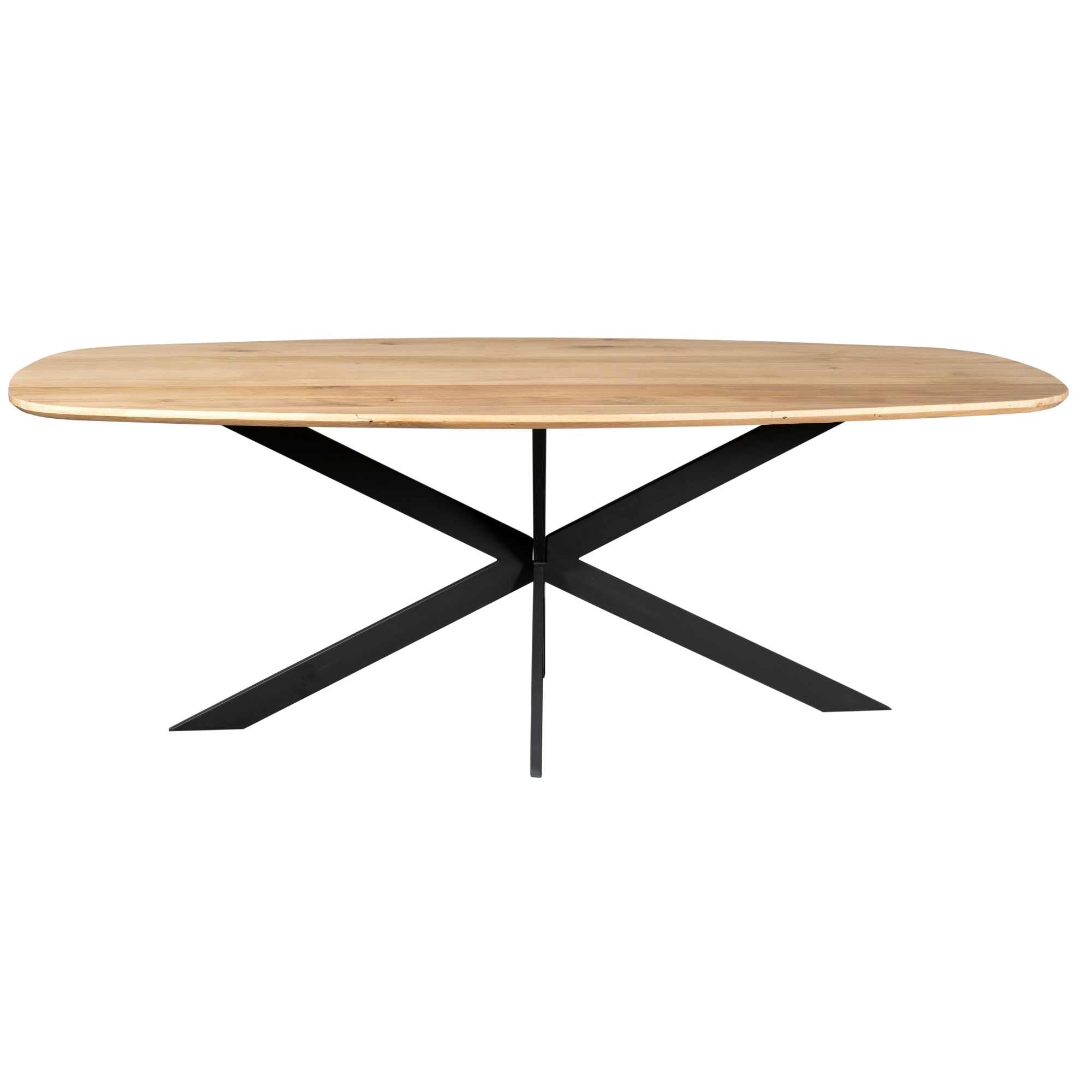 Eiken eettafel Ferris | Deens Ovaal 280 cm | Naturel - STF