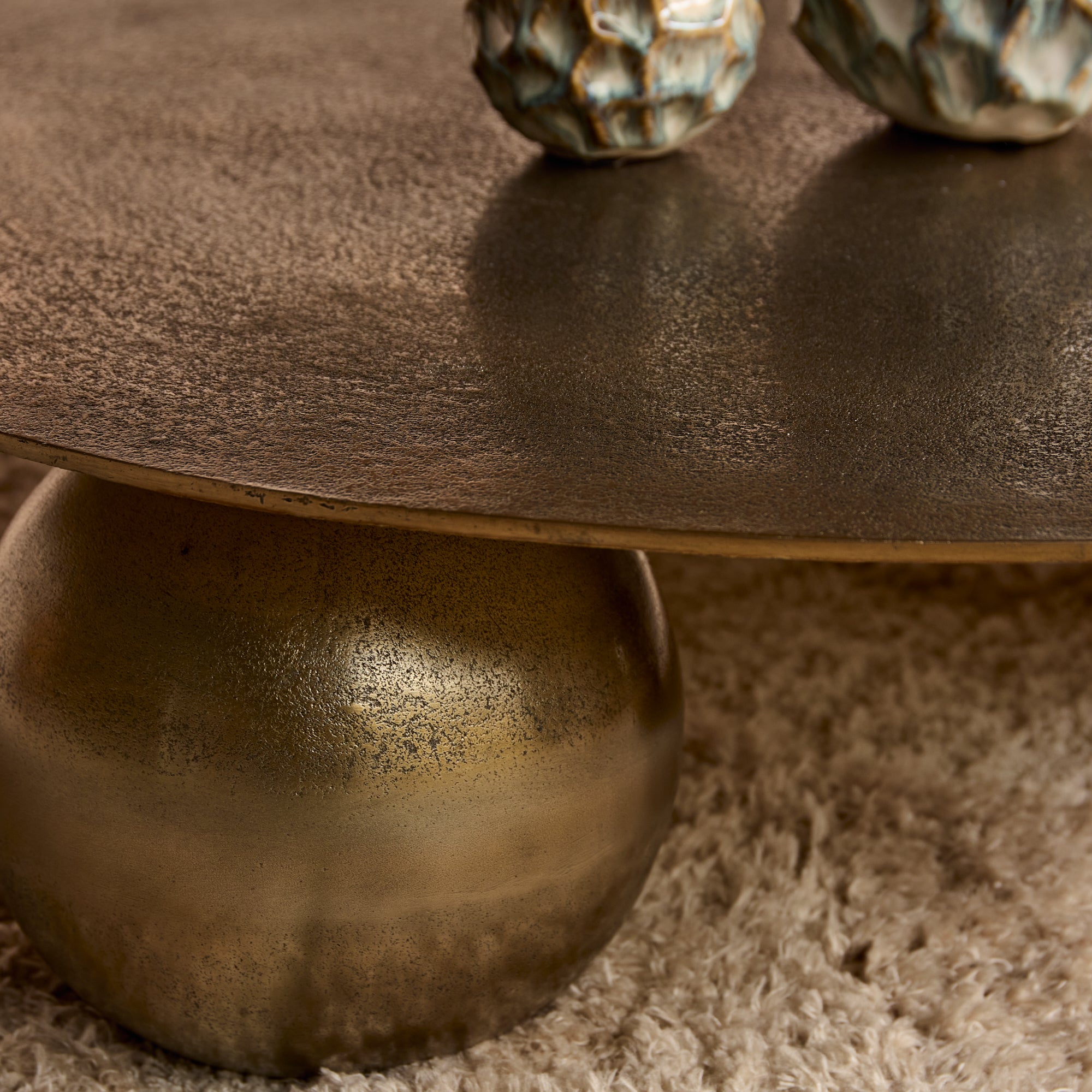 Table basse Ziva Gold | 90 cm - STF