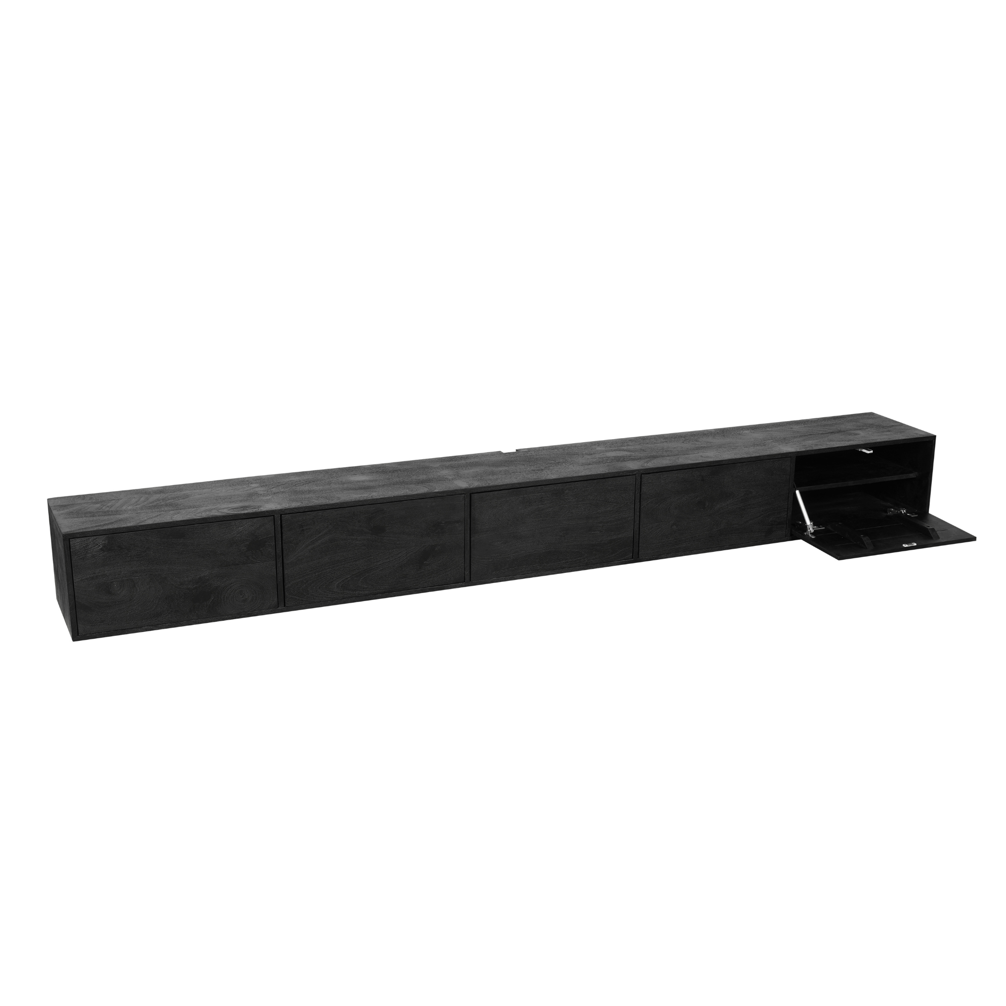 Zwevend Tv meubel Vision Black 280 - STF