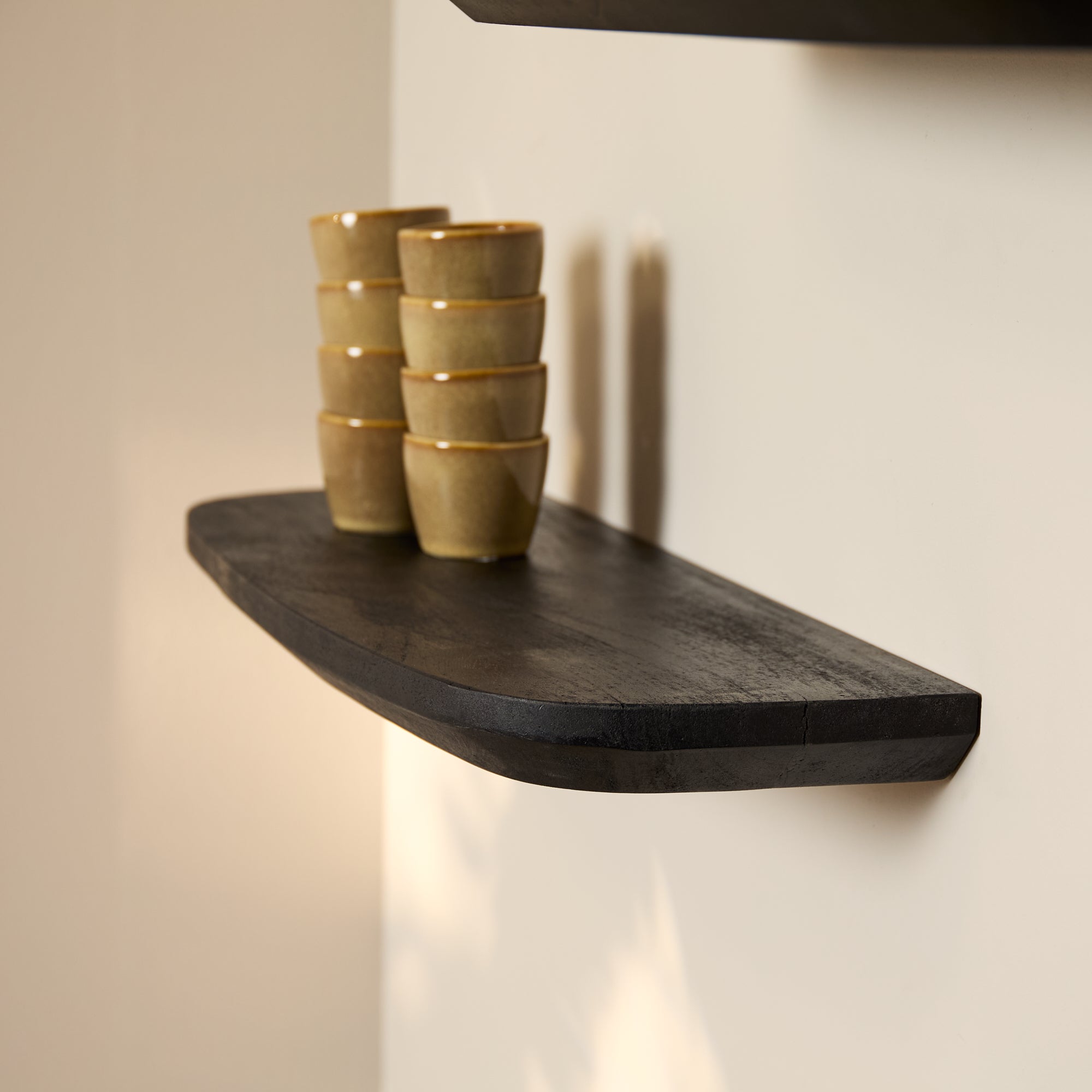 Wandplank Gusta Zwart | 60 cm | Set van 3 - STF