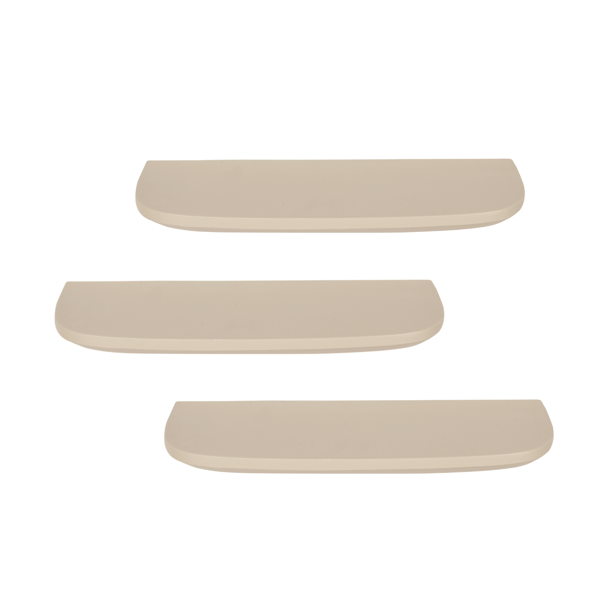 Wandplank Gusta Zand | 60 cm | Set van 3 - STF