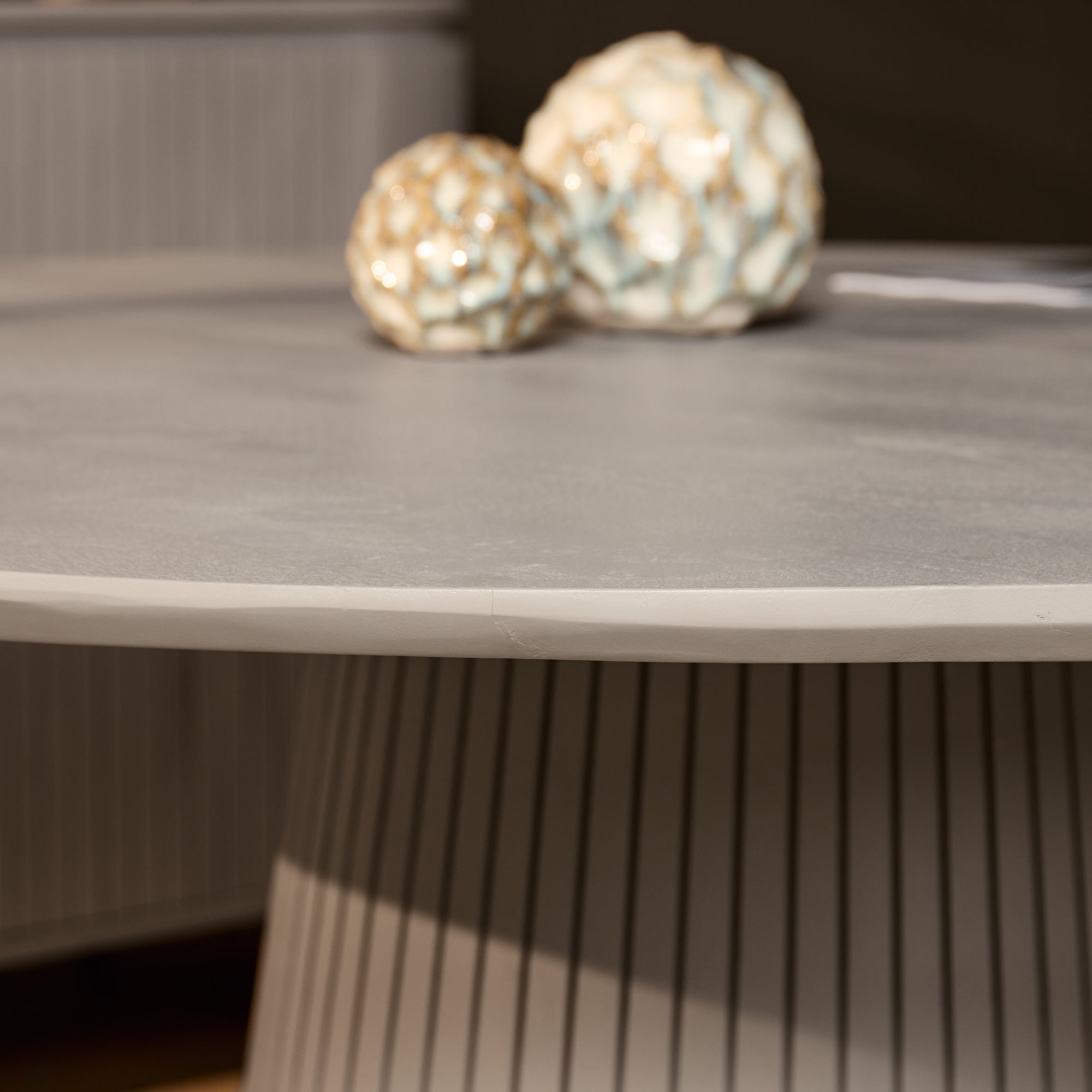 Eettafel Solana | 130 cm | Taupe - STF