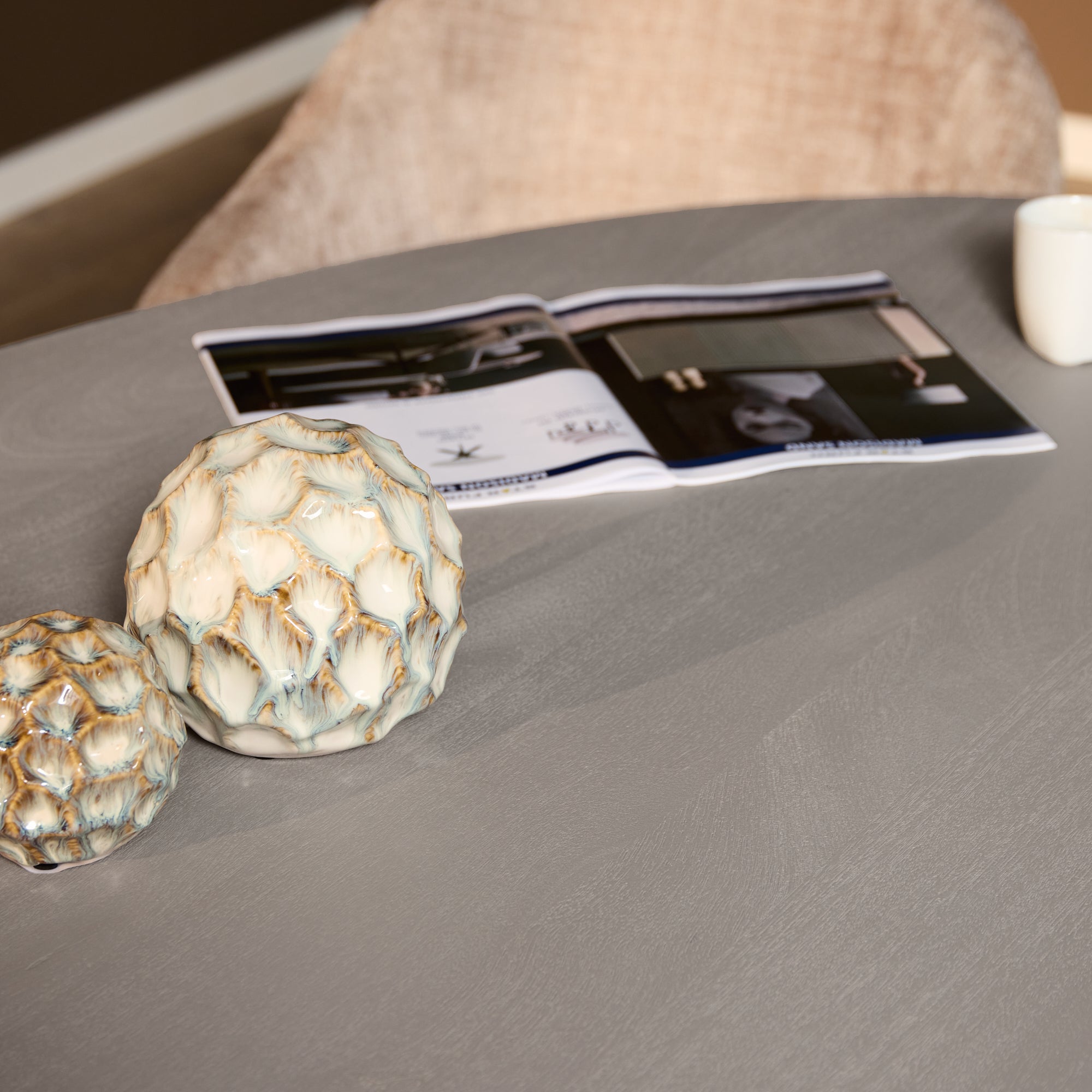 Eettafel Solana | 240 cm | Ovaal | Taupe - STF