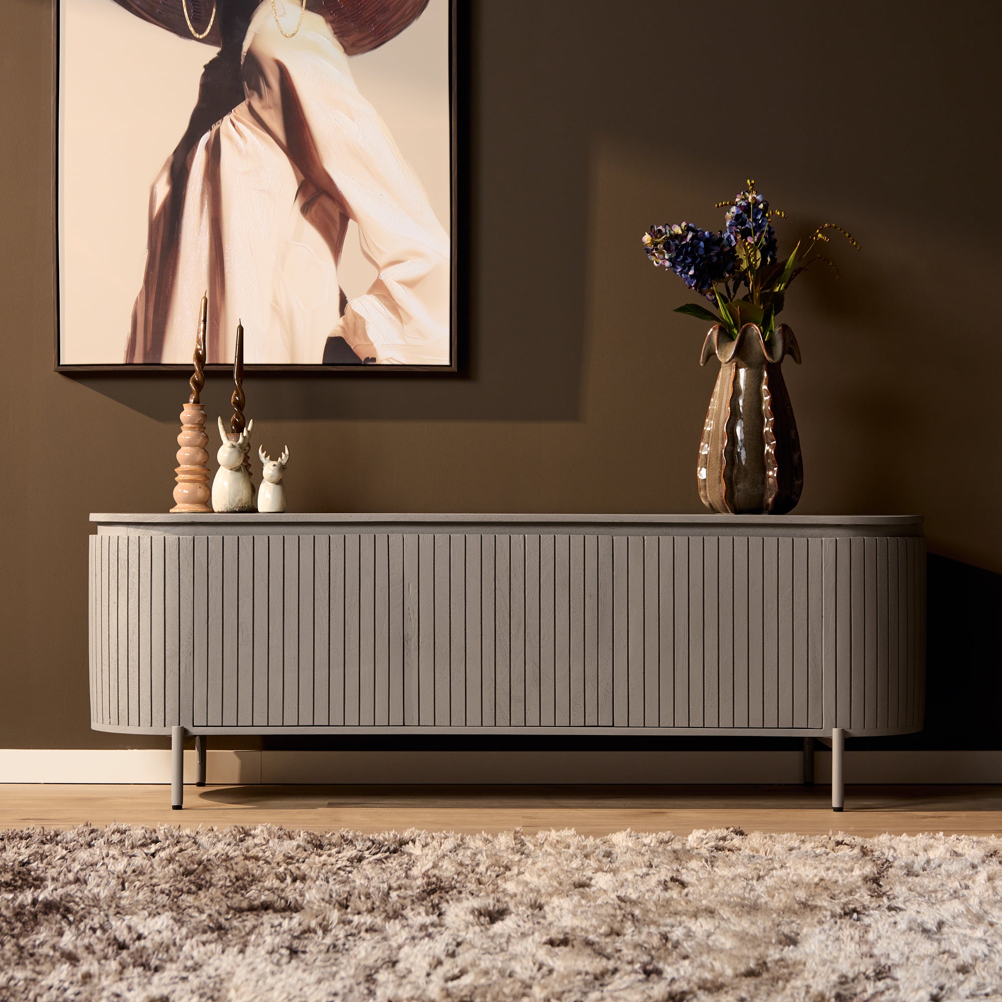 tv-meubel Solana | 165 cm | taupe - STF