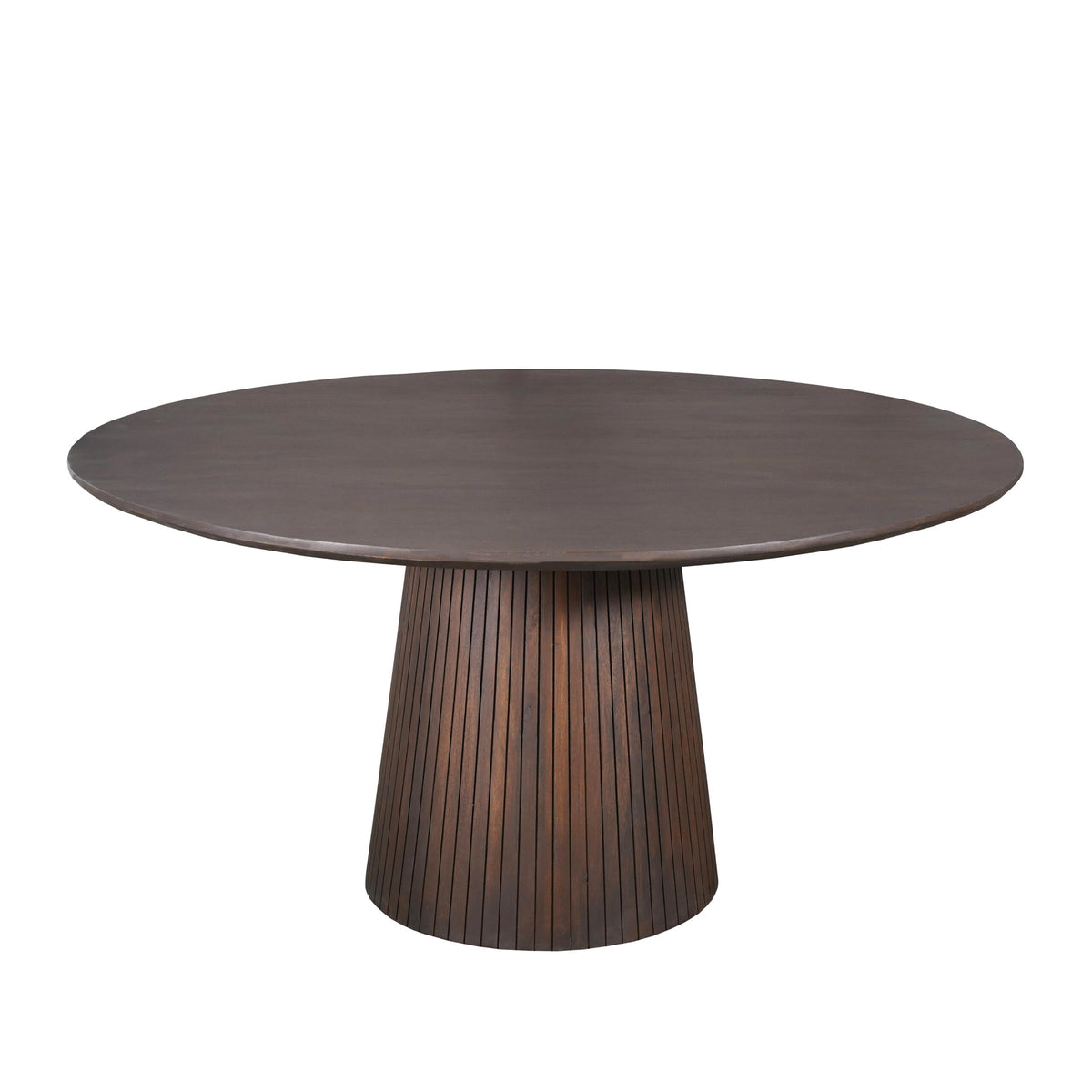 Ronde eettafel Solana Bruin Mangohout 130 cm - STF